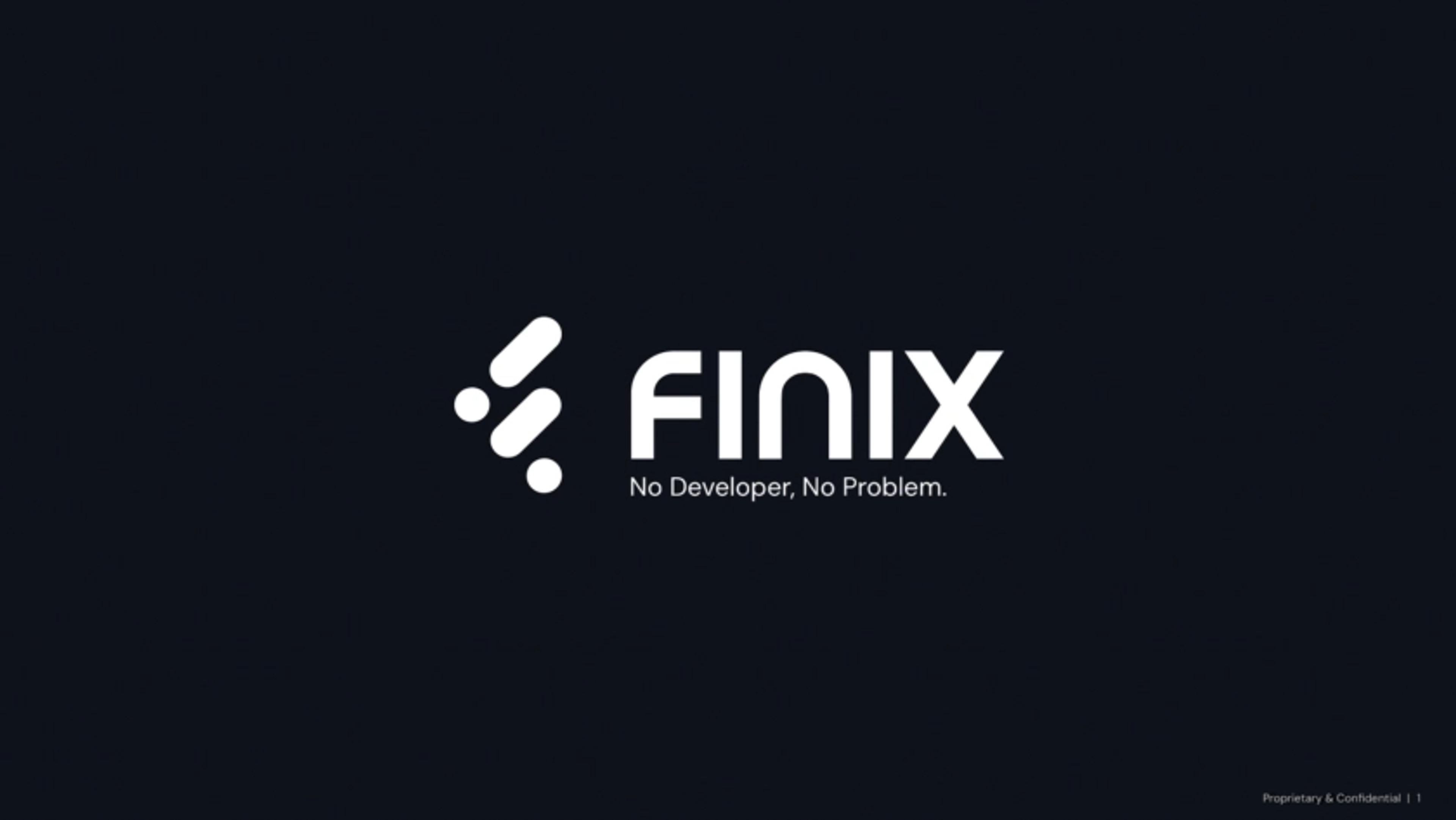 Finix Deck - Page #1 - Title Slide
