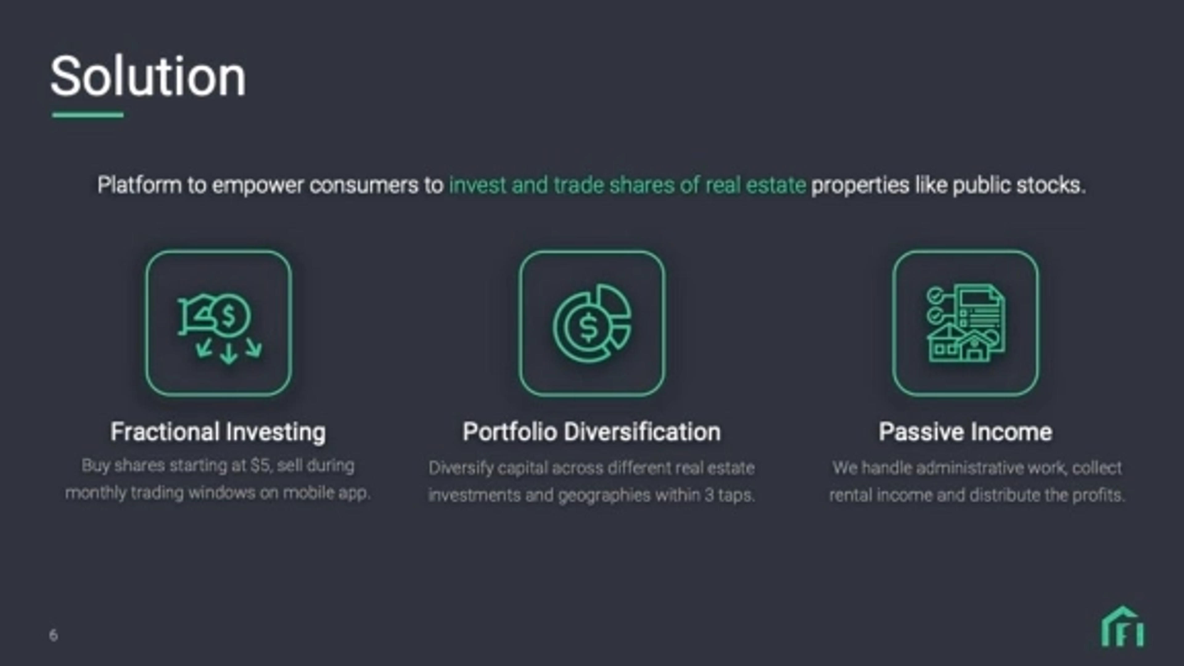 Fintor Deck - Page #6 - Solution Slide