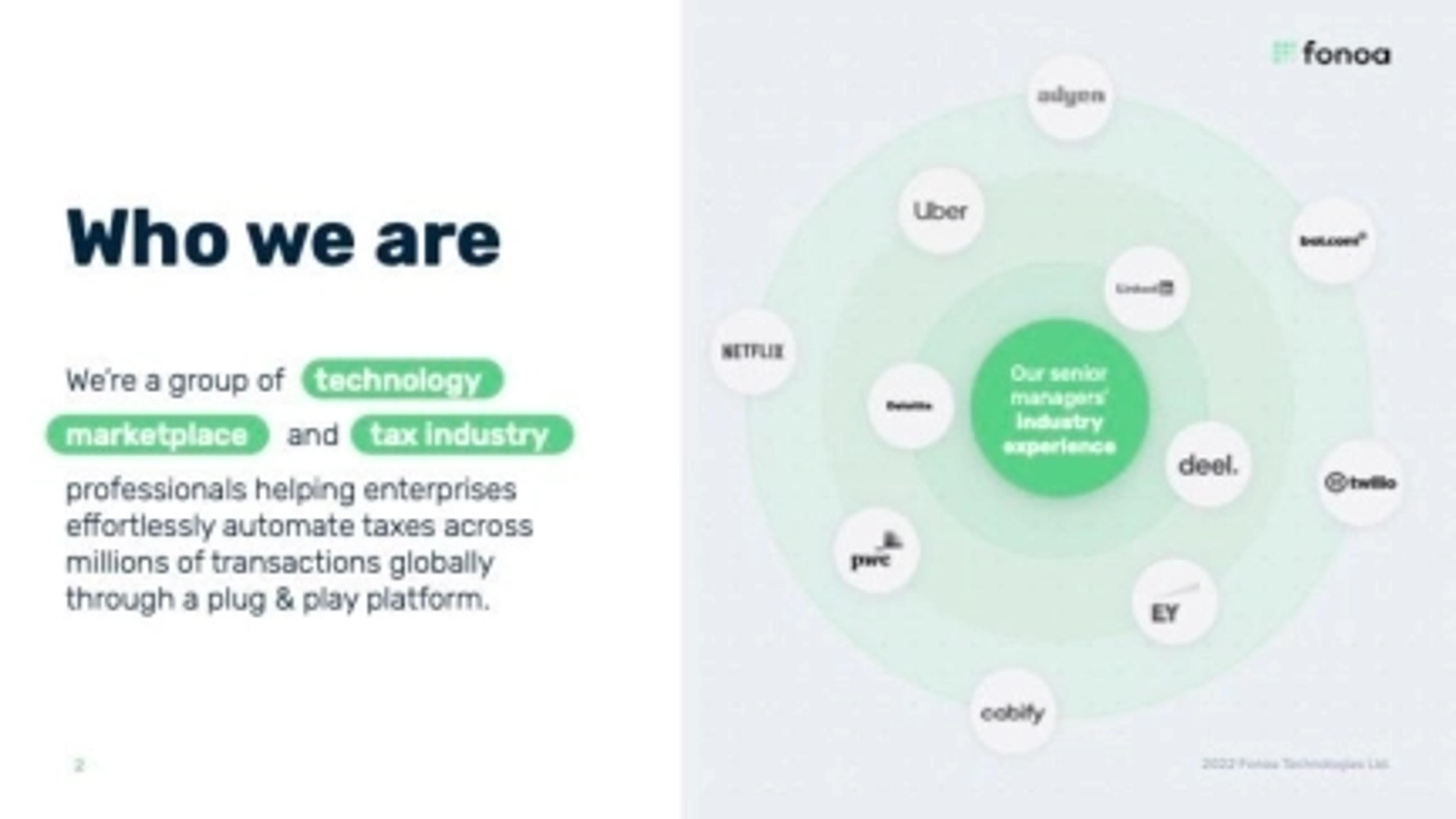 Fonoa Deck - Page #2 - Team Slide