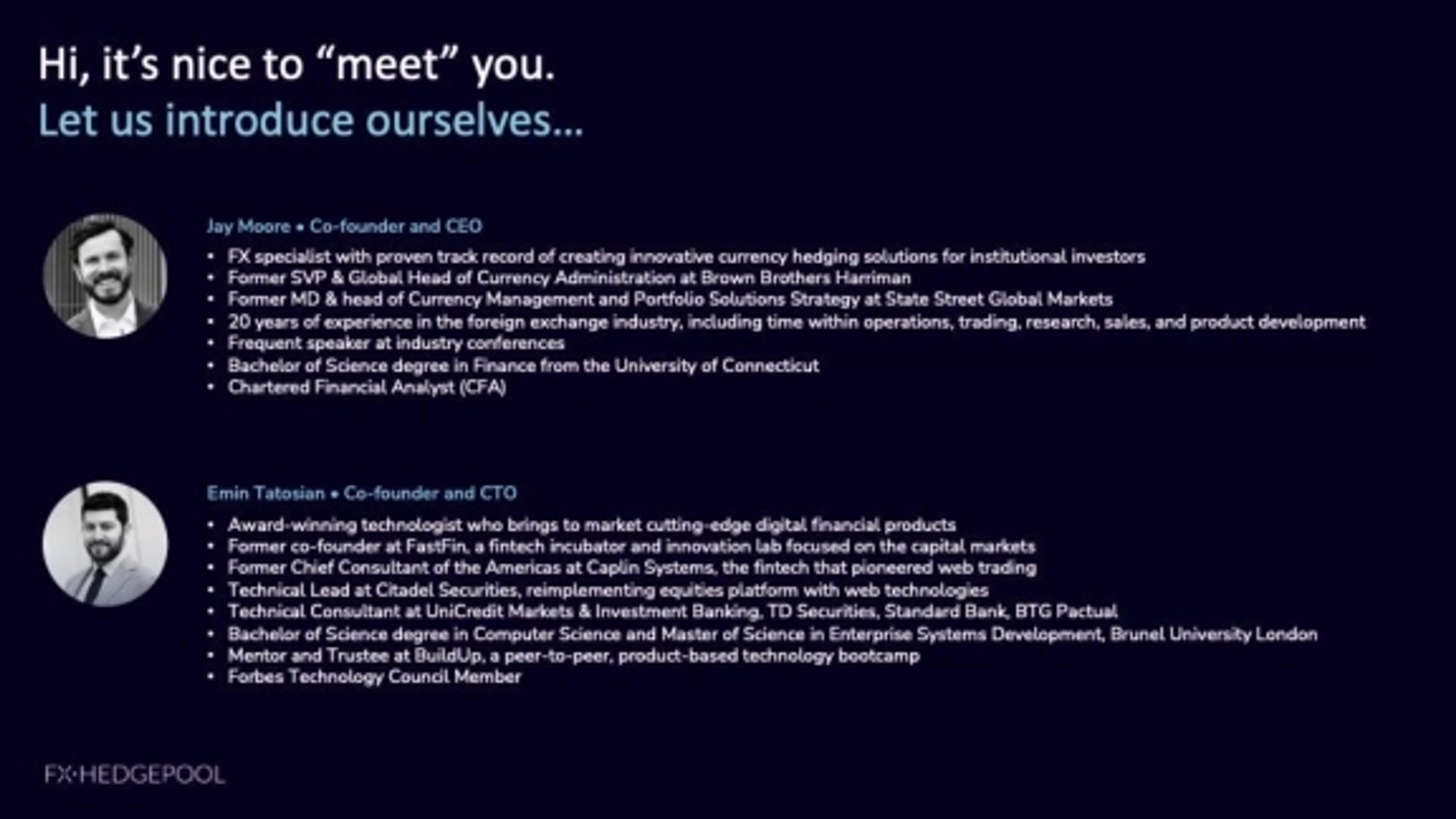 fxhedgepool Deck - Page #2 - Team Slide