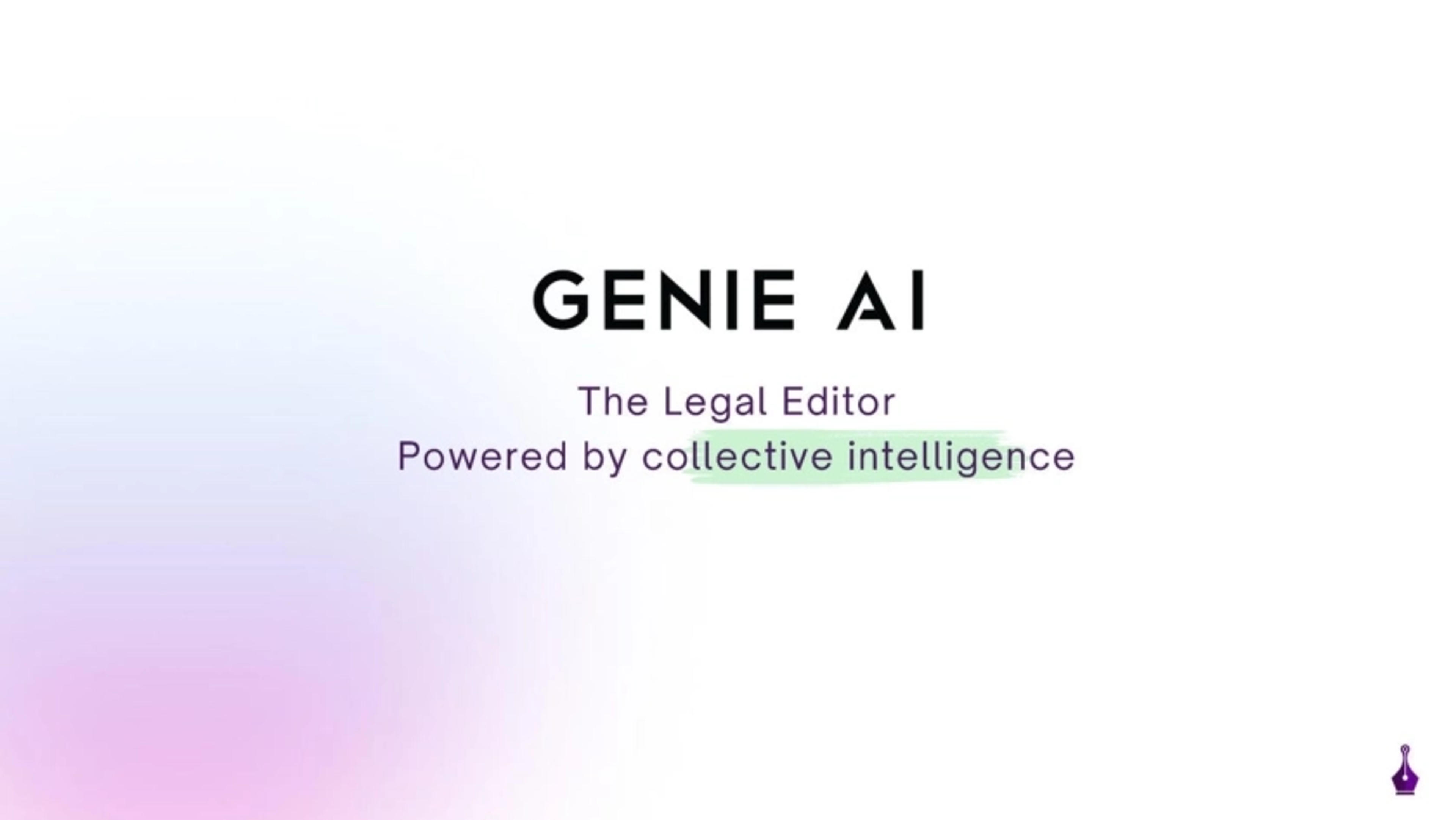 Genie AI Deck - Page #1 - Title Slide