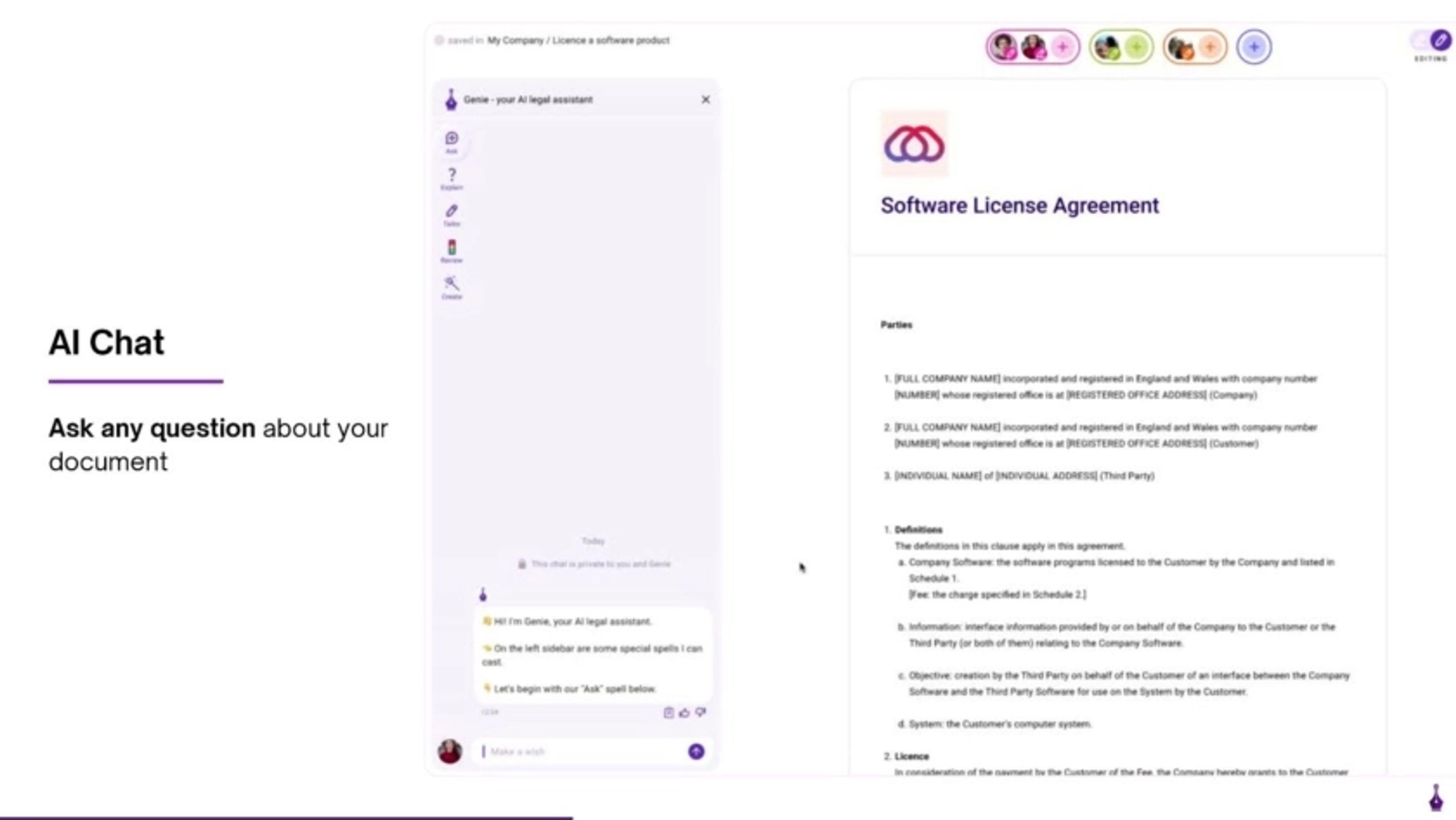 Genie AI Deck - Page #6 - Solution Slide