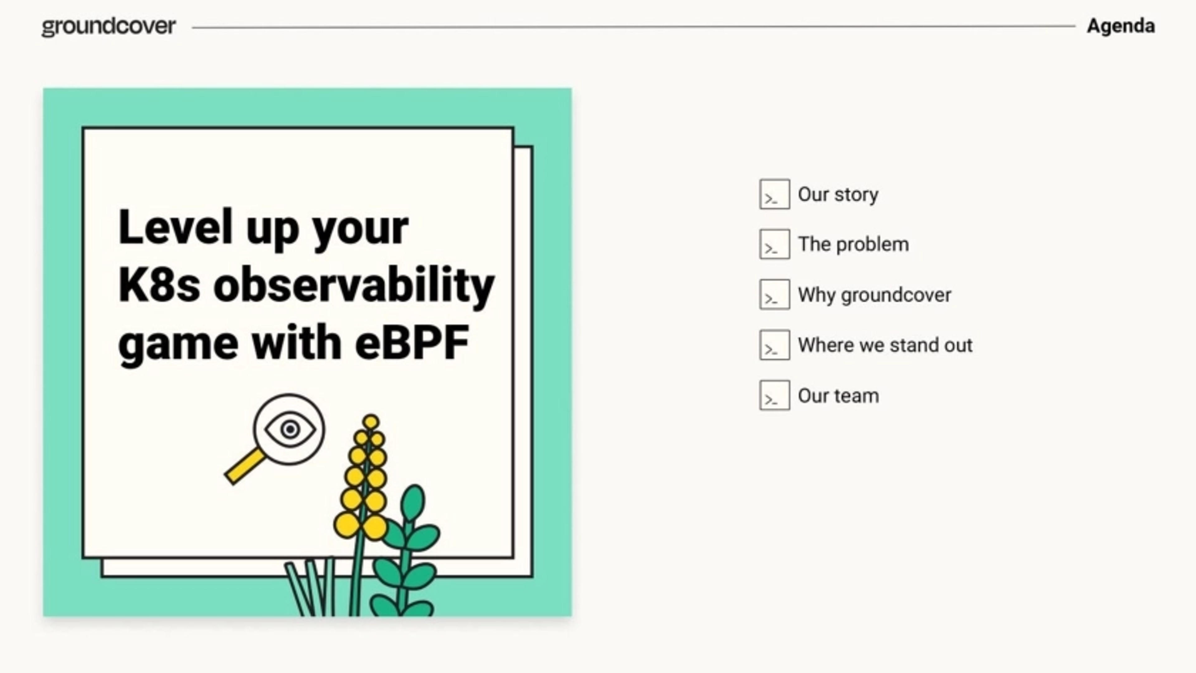 groundcover Deck - Page #2 - Title Slide