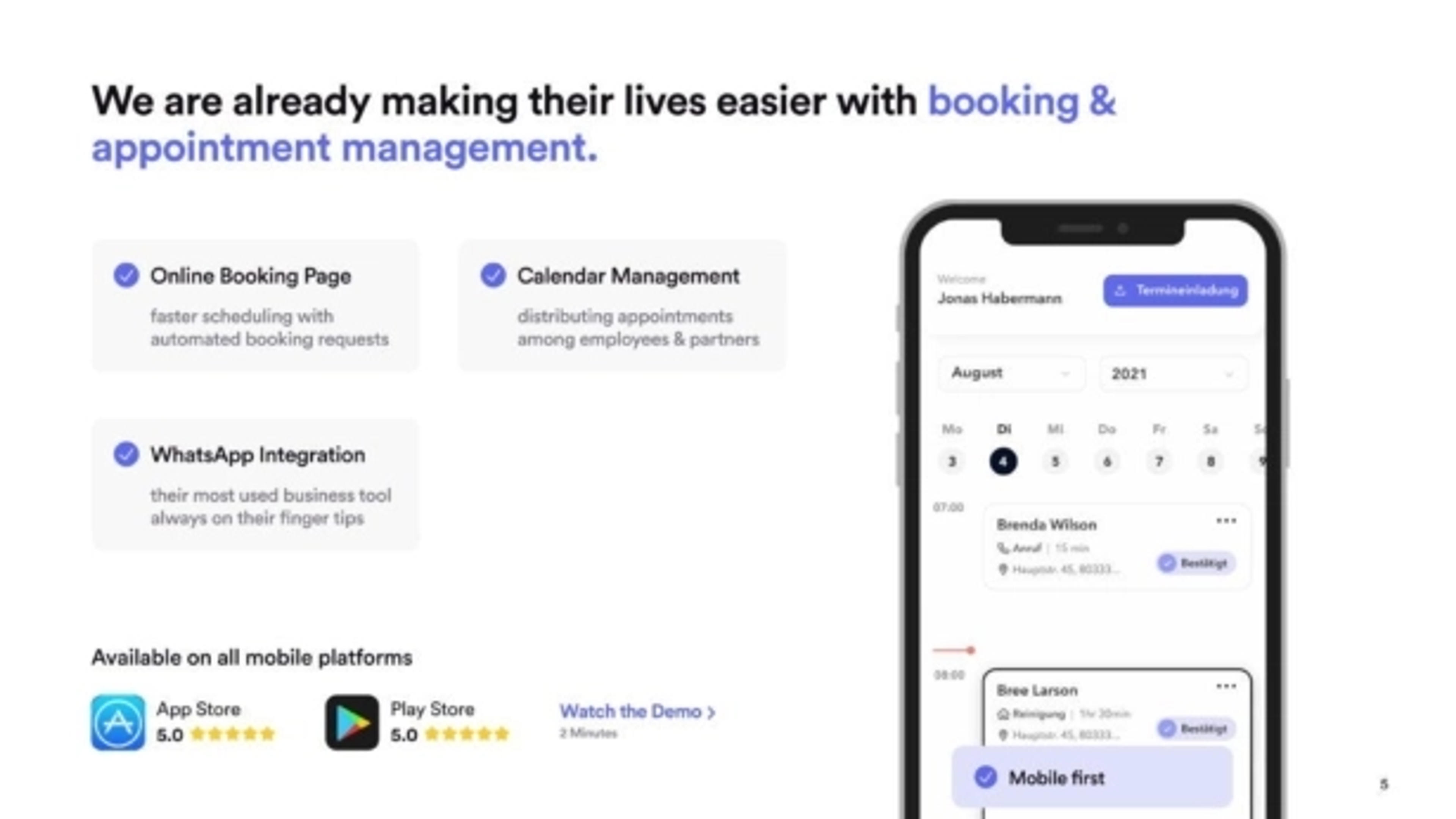 handly Deck - Page #5 - Solution Slide