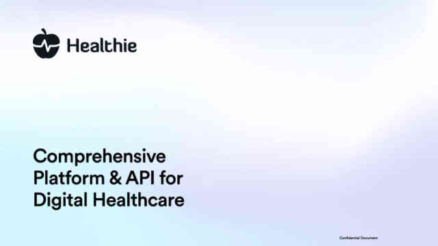 Healthie Deck - Page #1 - Title Slide