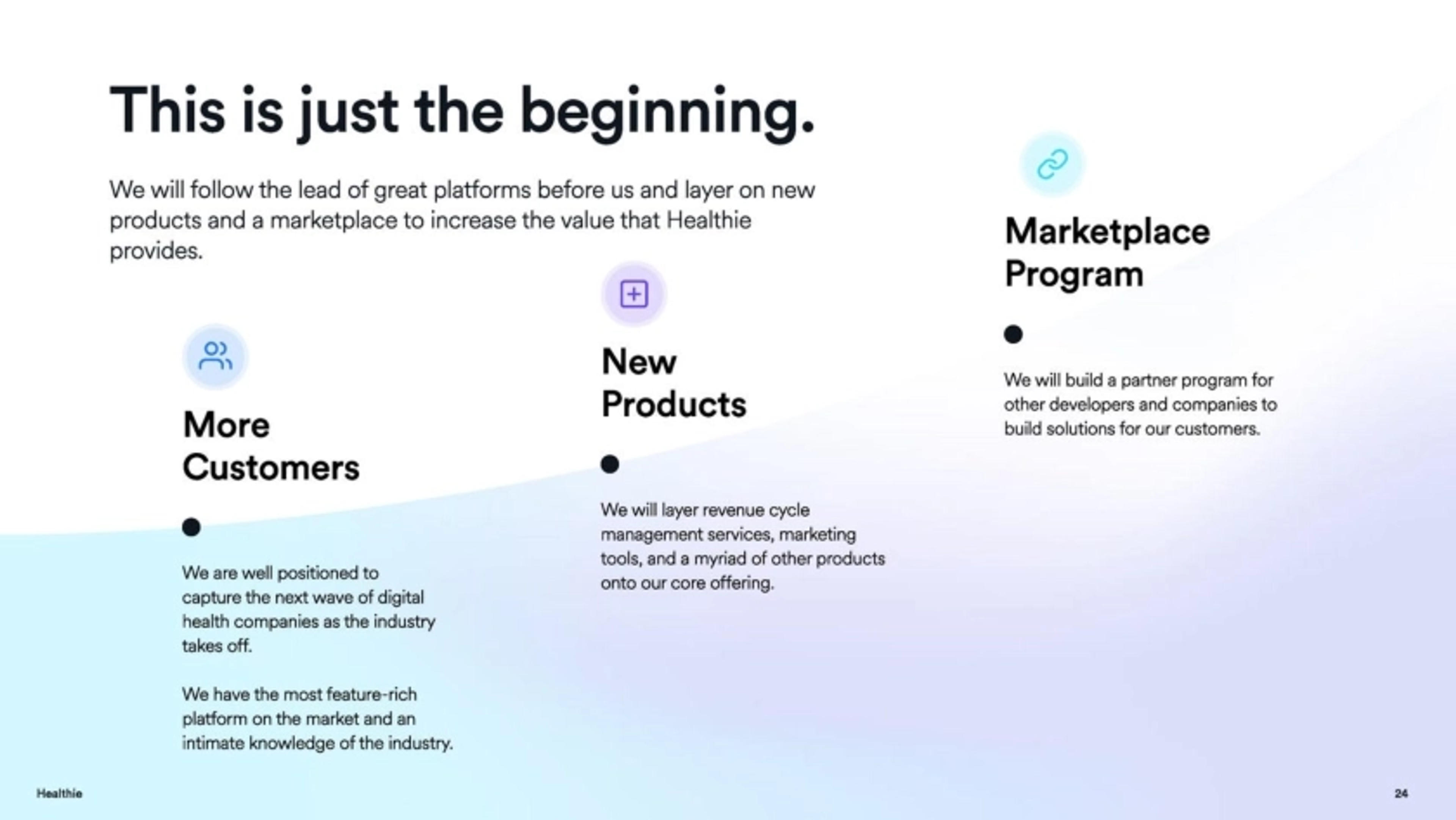 Healthie Deck - Page #16 - Roadmap Slide