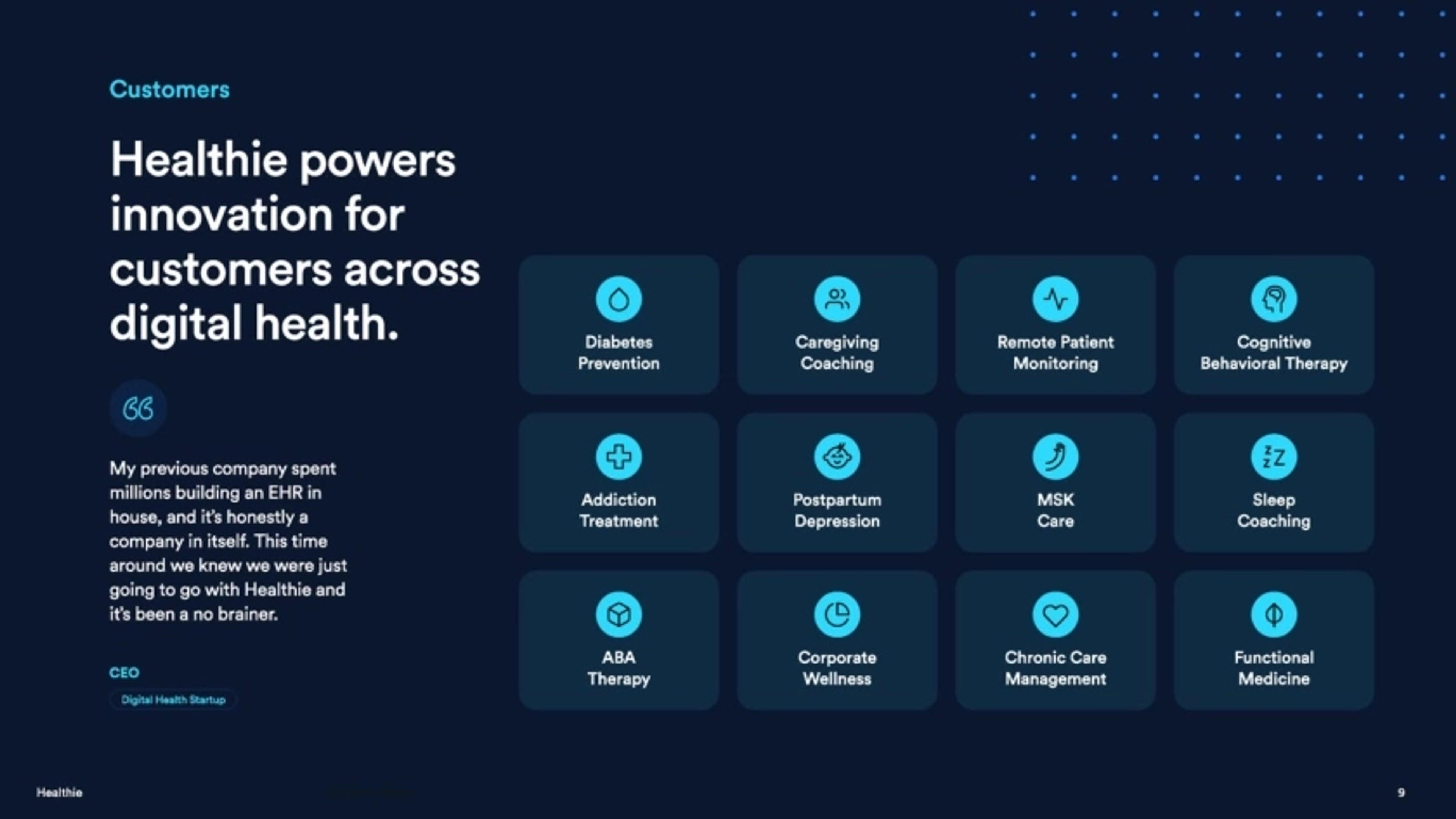 Healthie Deck - Page #9 - Traction Slide