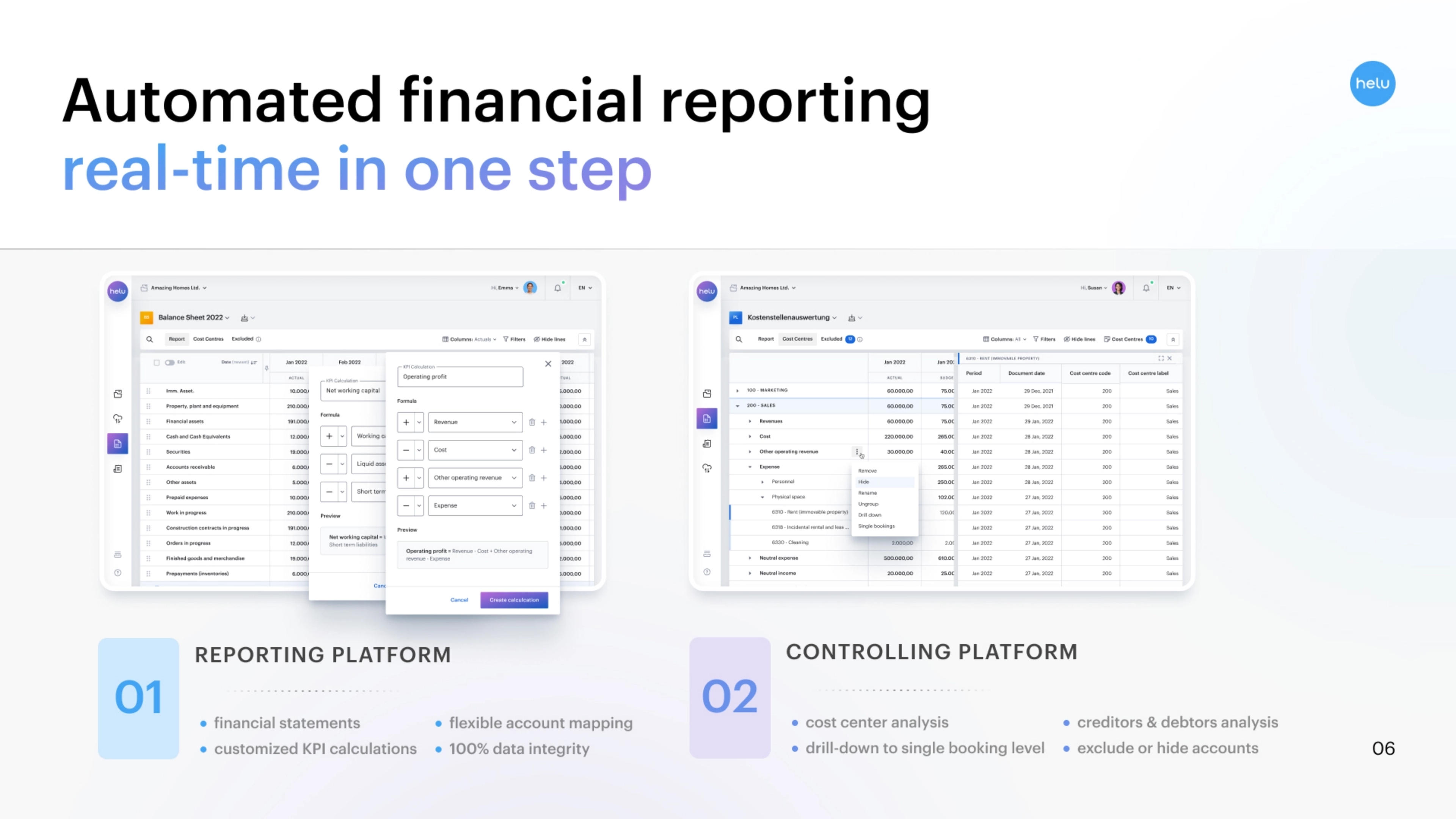Helu.io Deck - Page #6 - Solution Slide