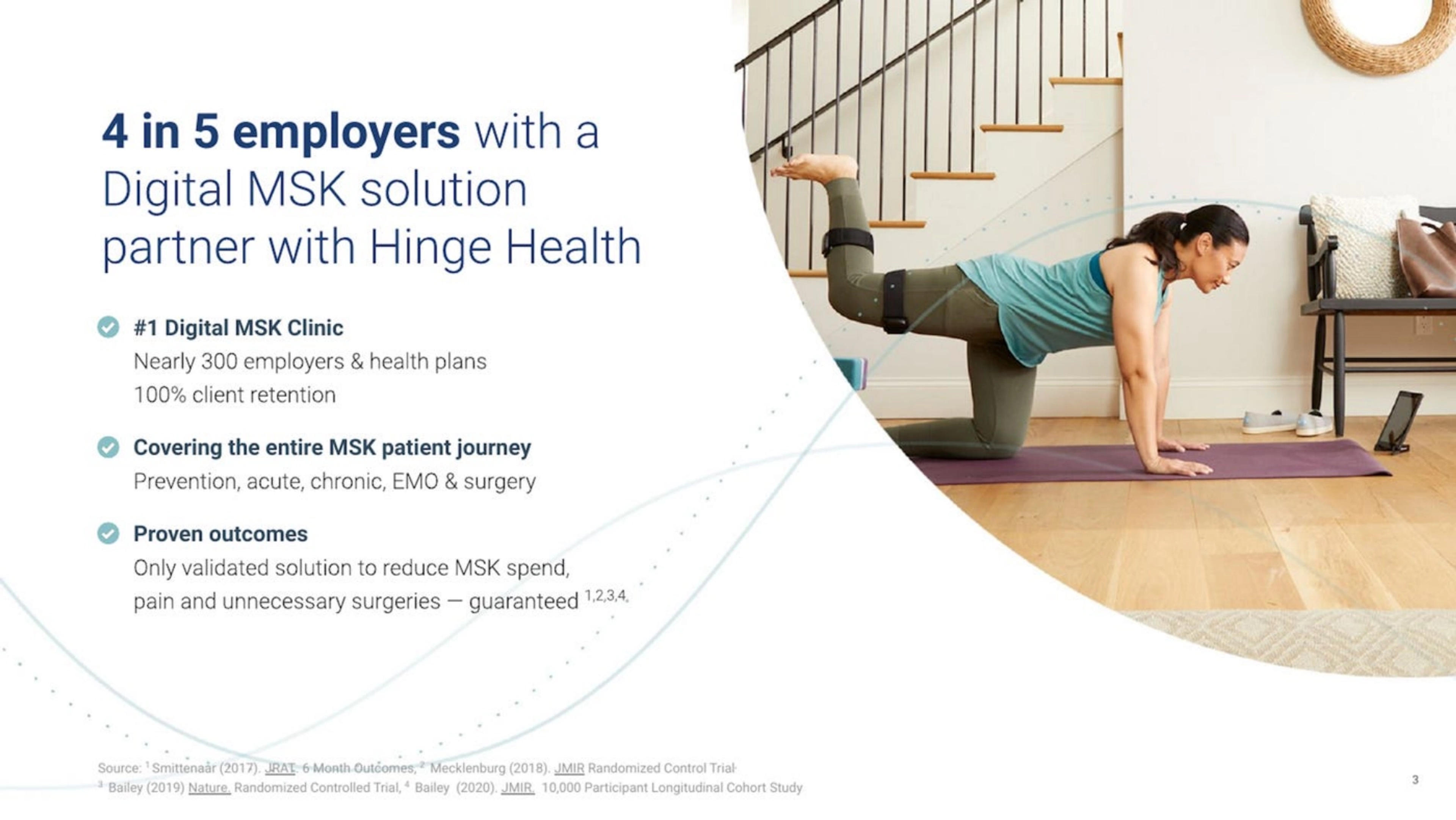 Hinge Health Deck - Page #3 - Traction Slide