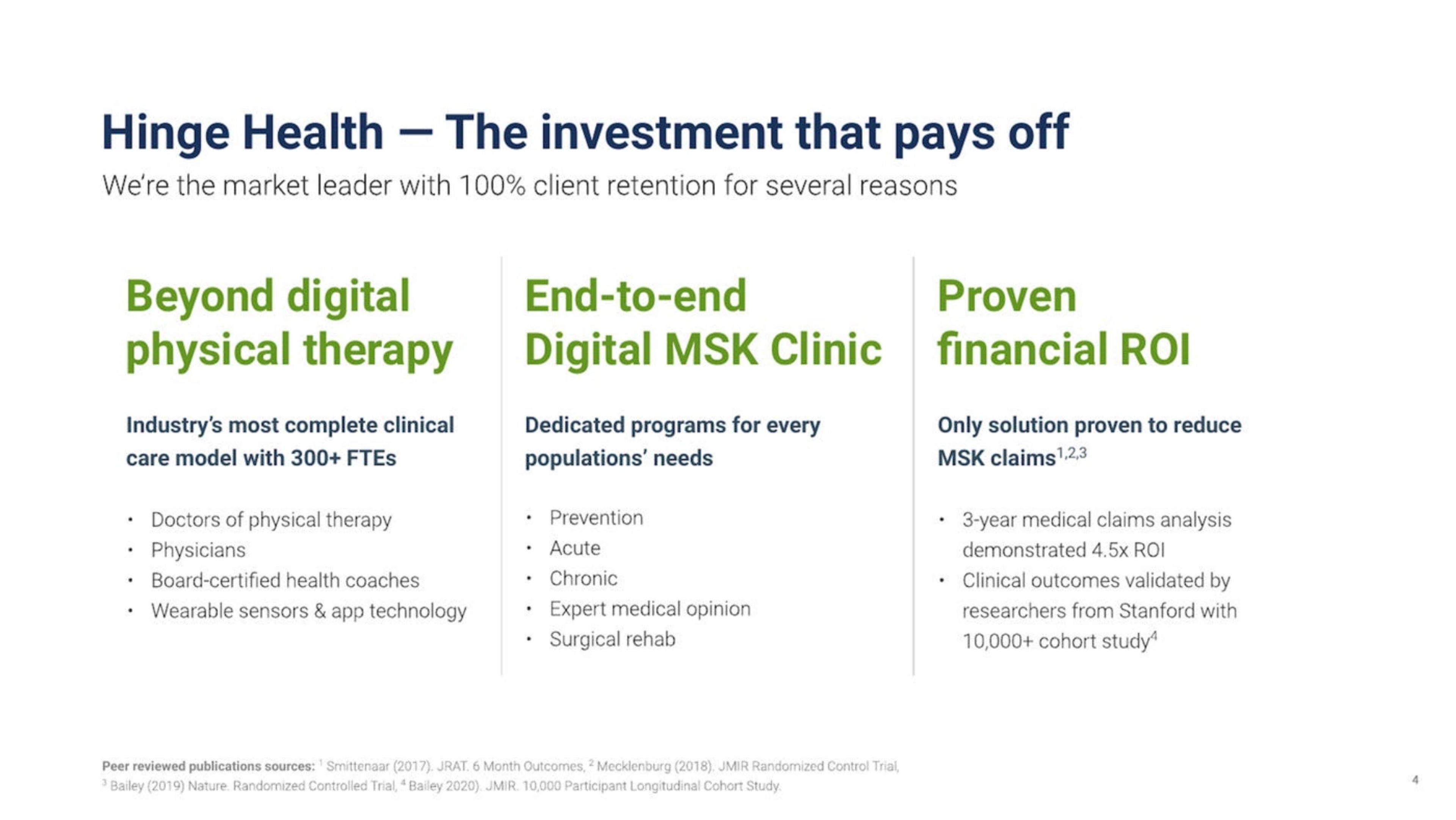 Hinge Health Deck - Page #4 - Traction Slide