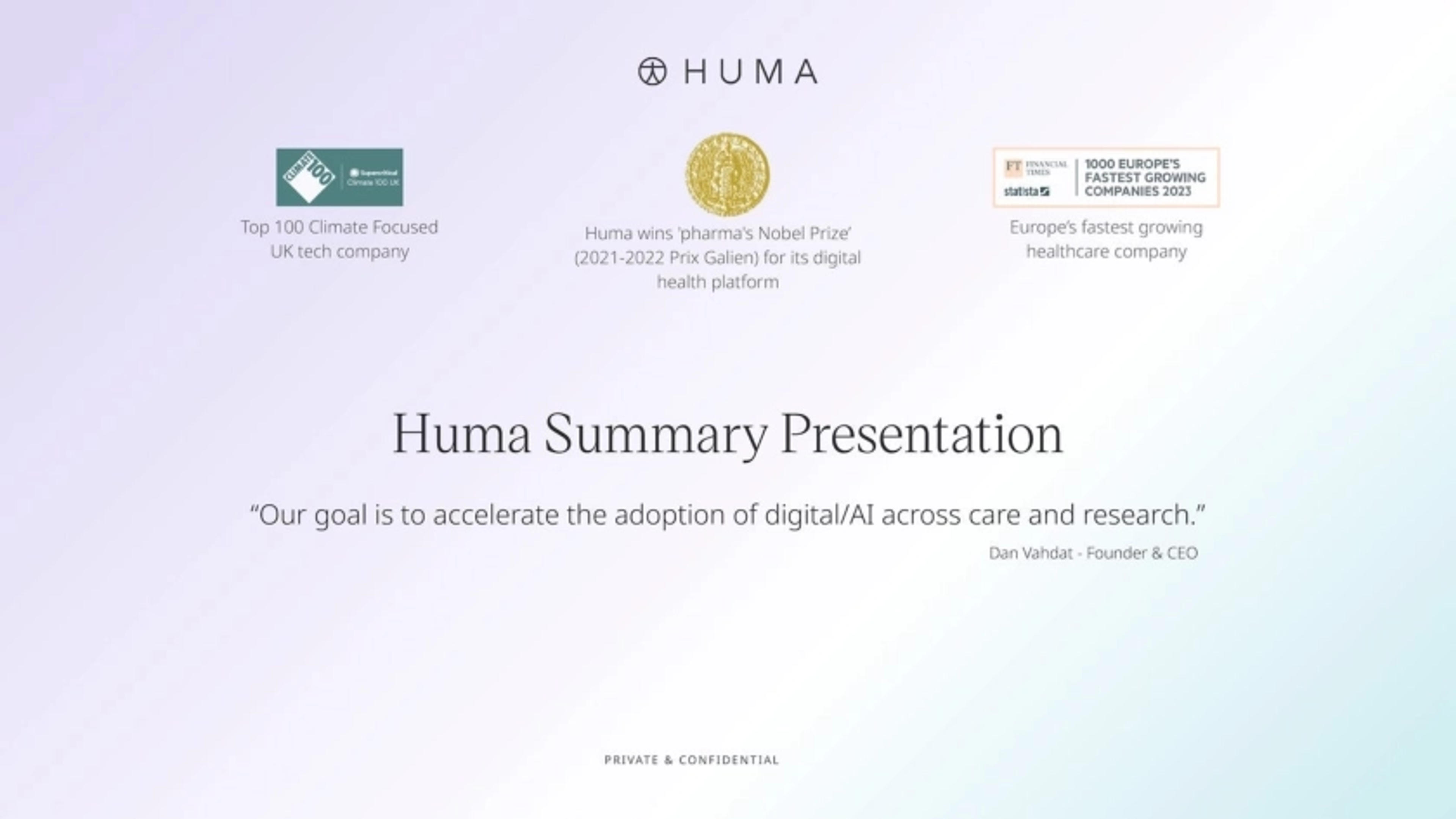 Huma Deck - Page #1 - Title Slide