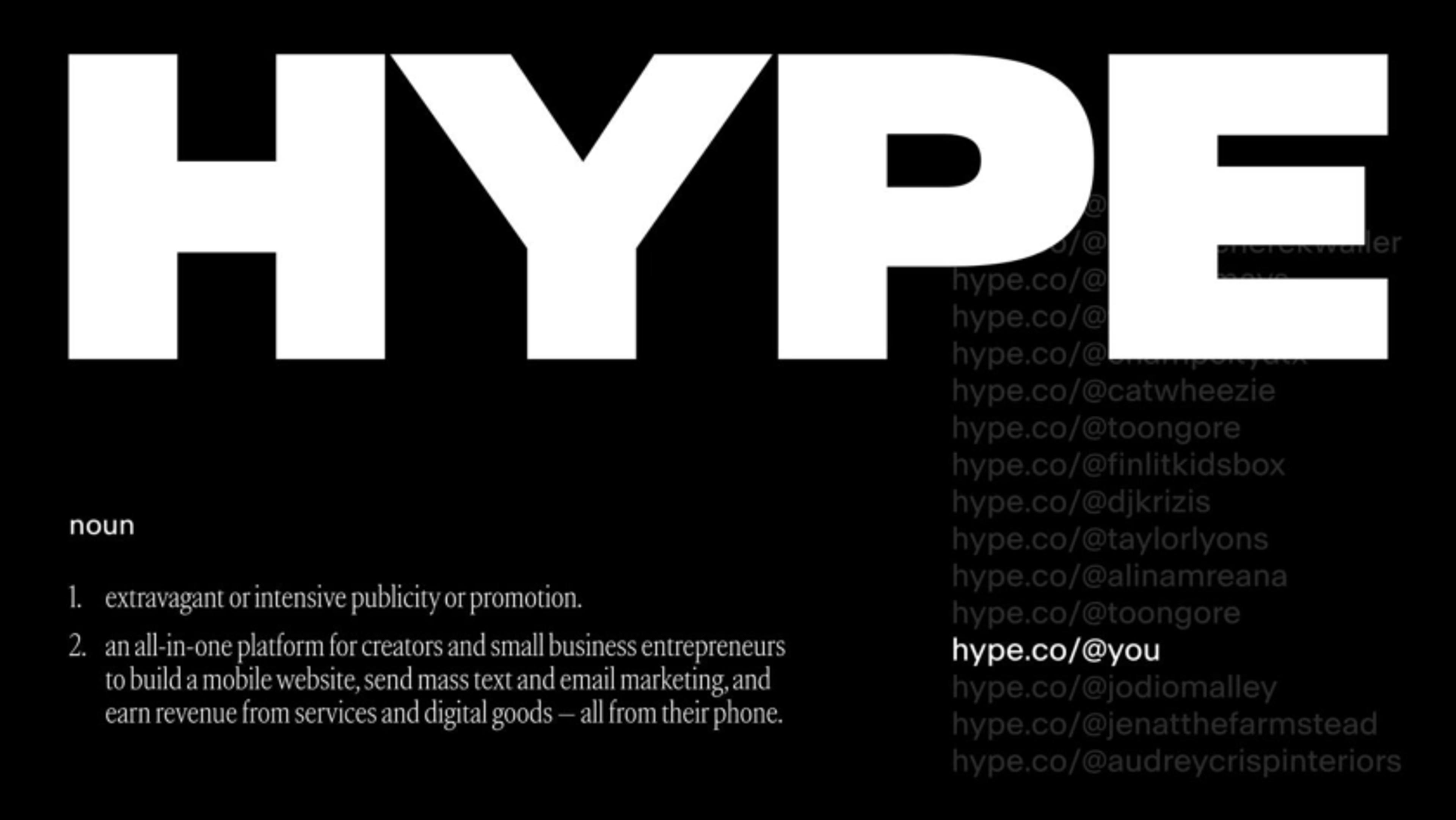 Hype Deck - Page #1 - Problem Slide