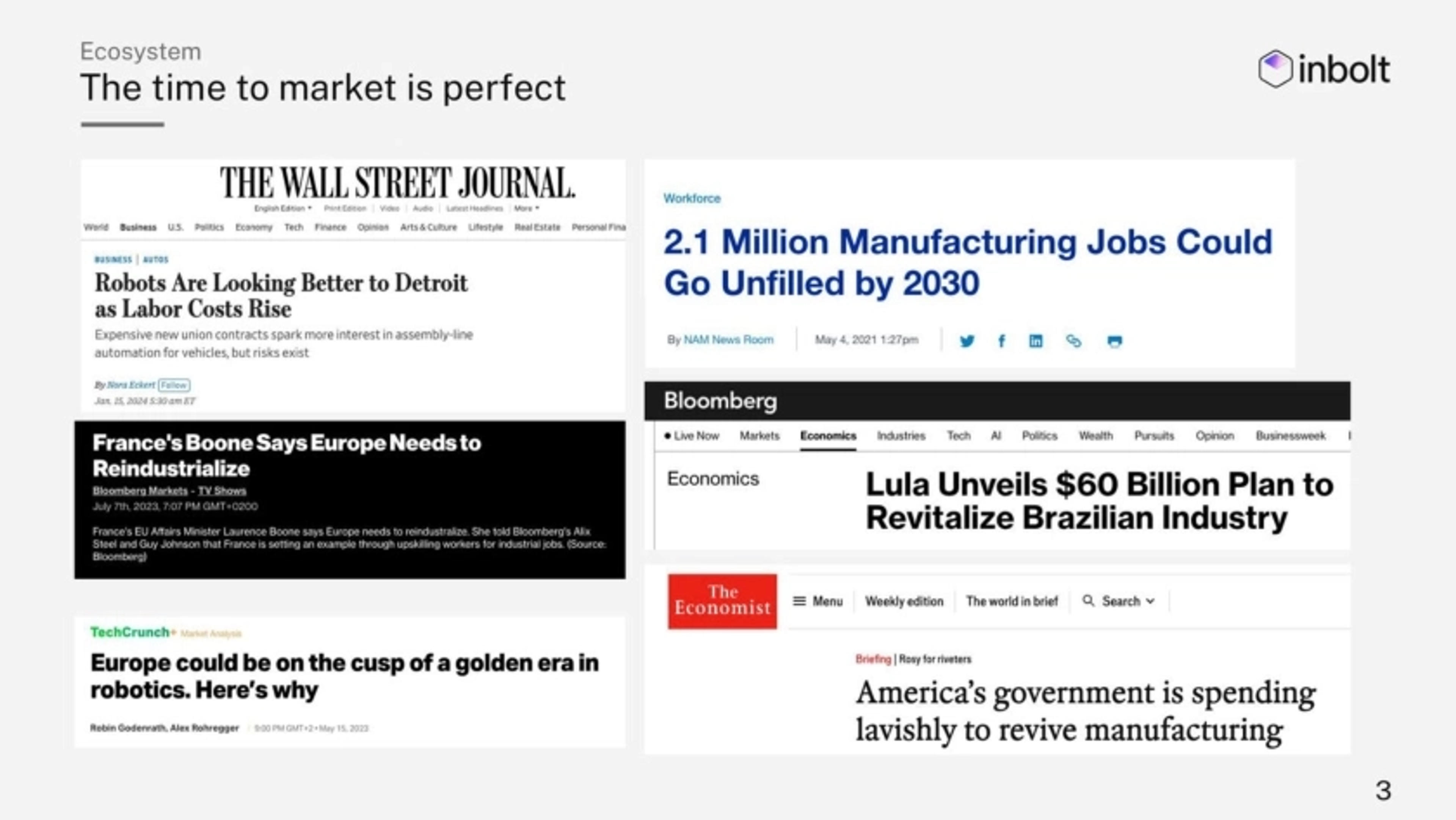 Inbolt Deck - Page #3 - Why Now? Slide