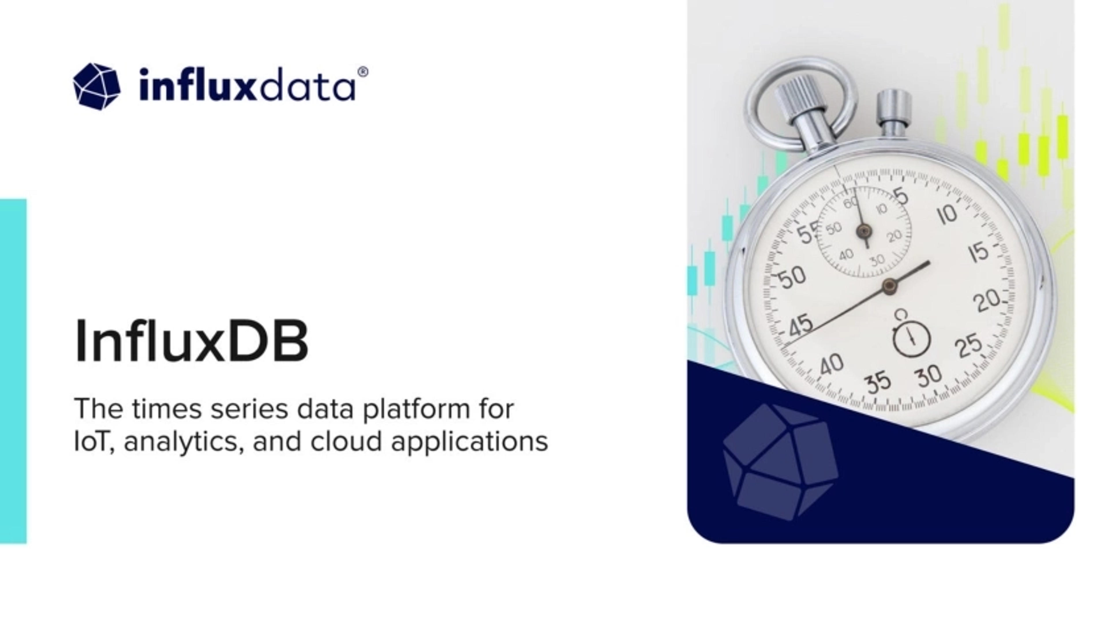 InfluxData Deck - Page #1 - Title Slide