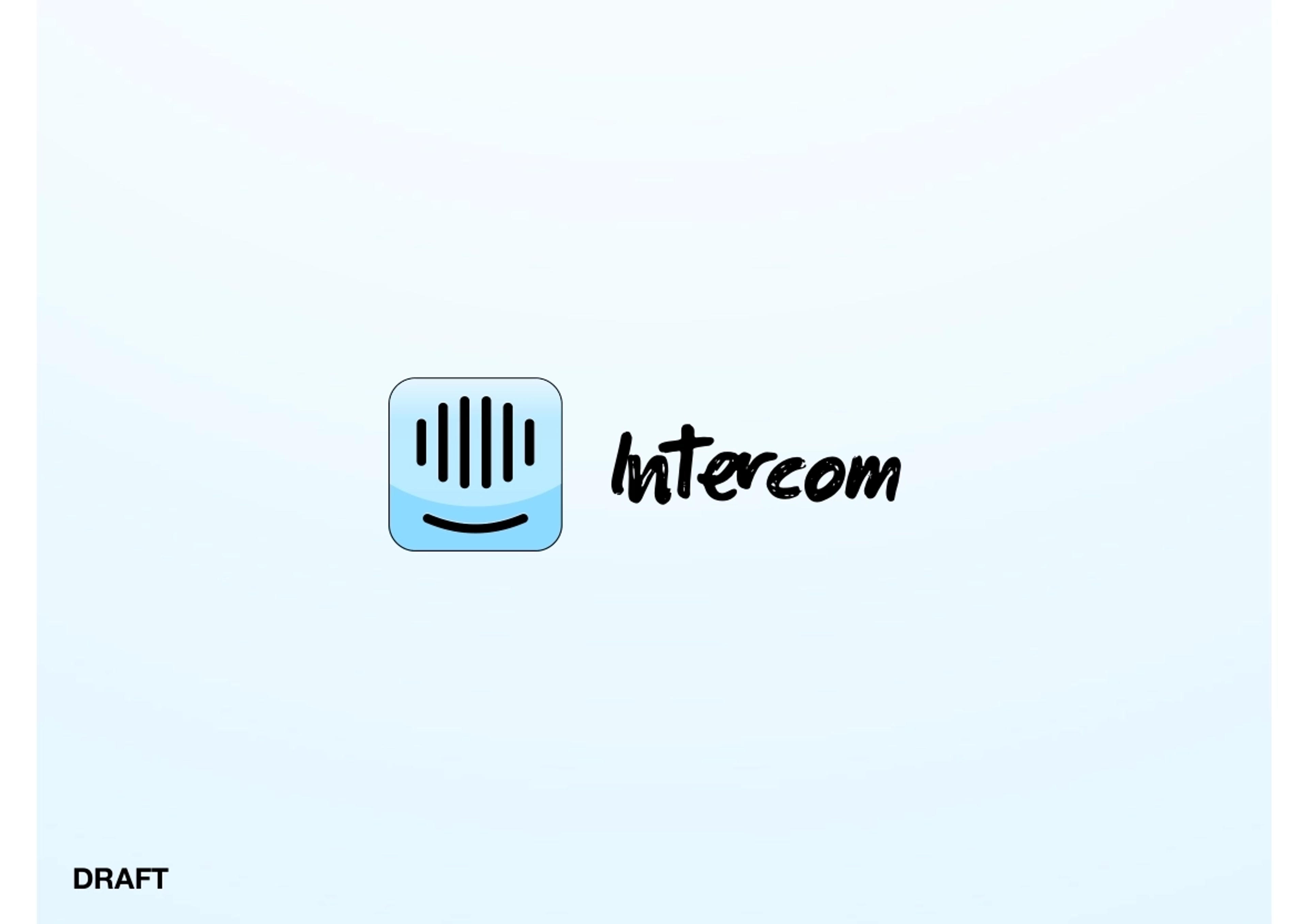 Intercom Deck - Page #1 - Title Slide