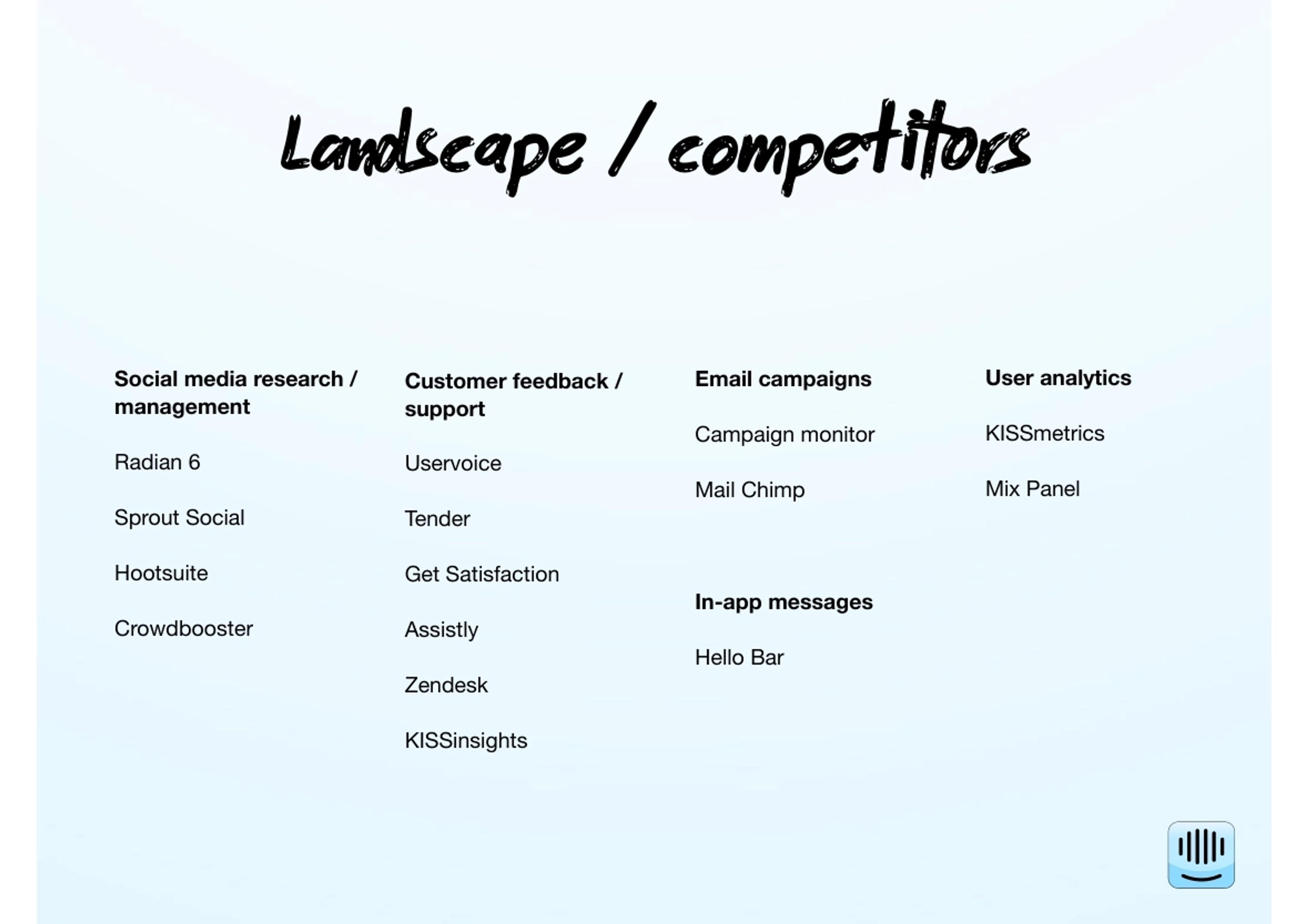 Intercom Deck - Page #6 - Competition Slide