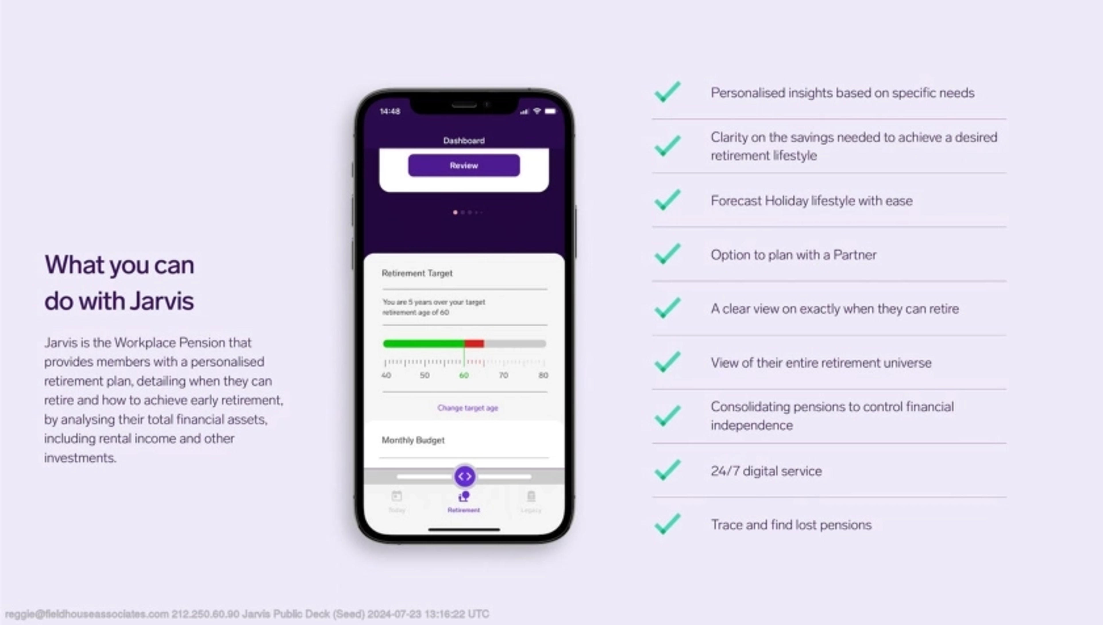 Jarvis Deck - Page #6 - Product Slide