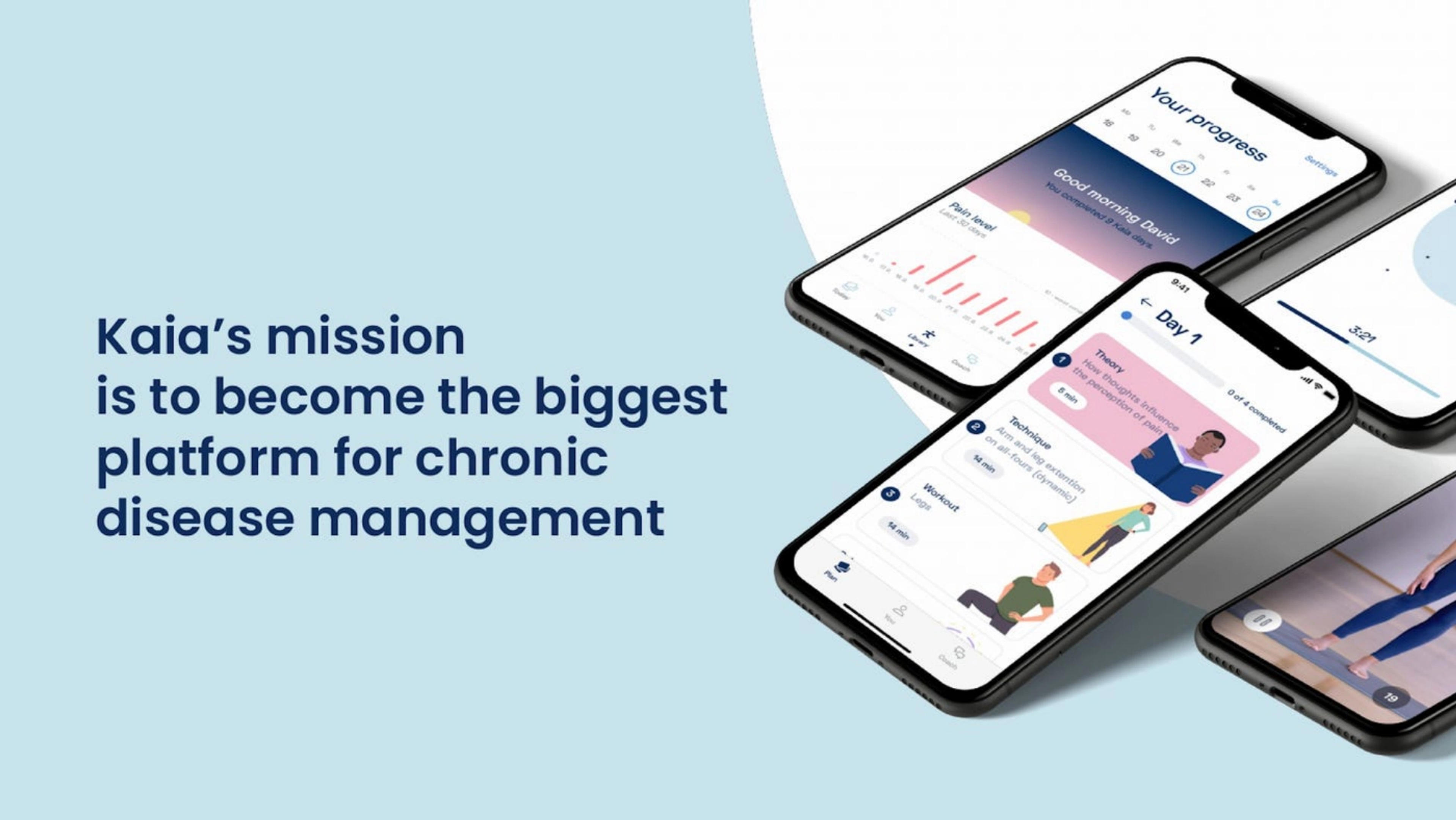 Kaia Health Deck - Page #2 - Mission-Vision Slide