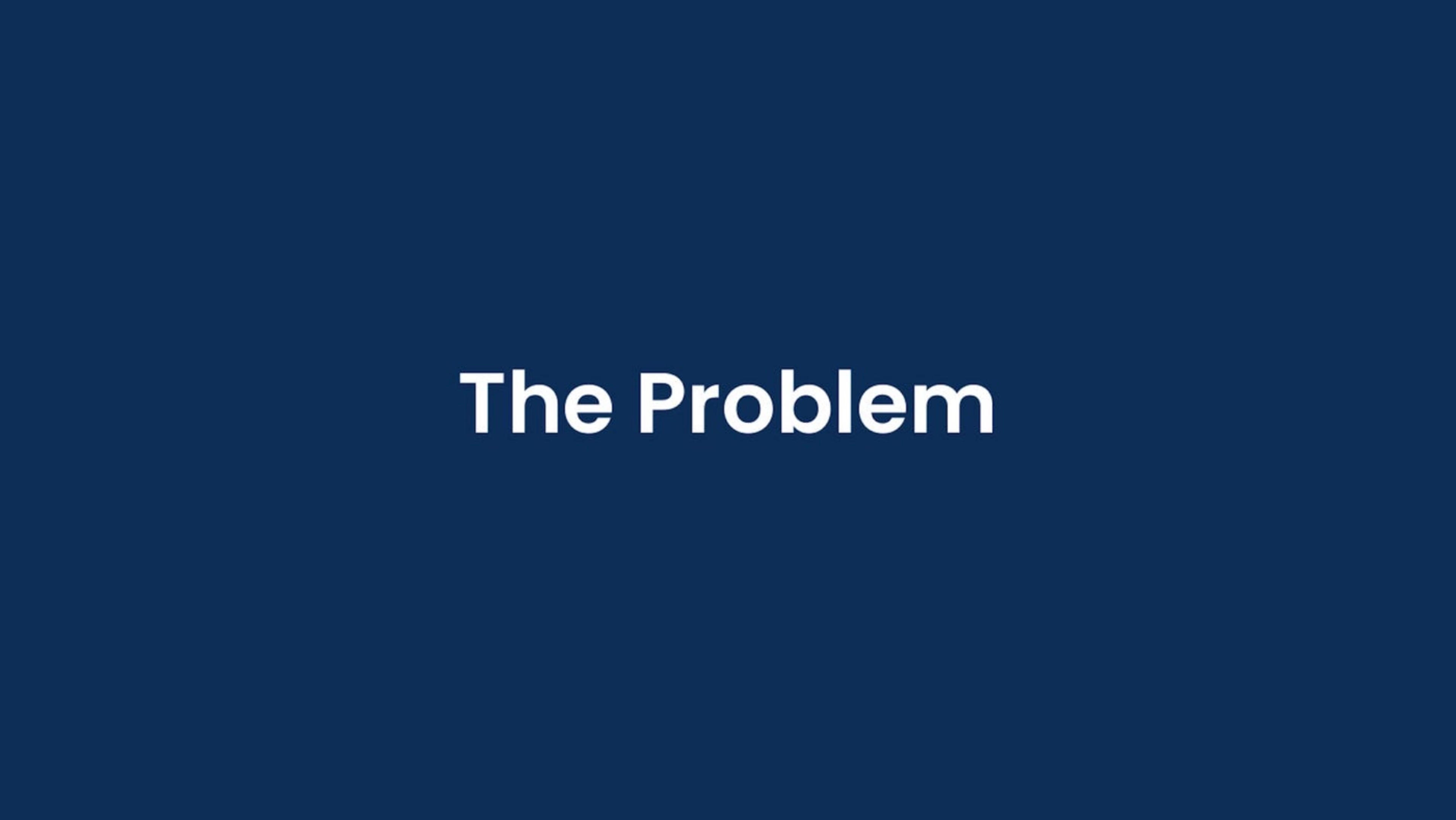 Kaia Health Deck - Page #5 - Problem Slide