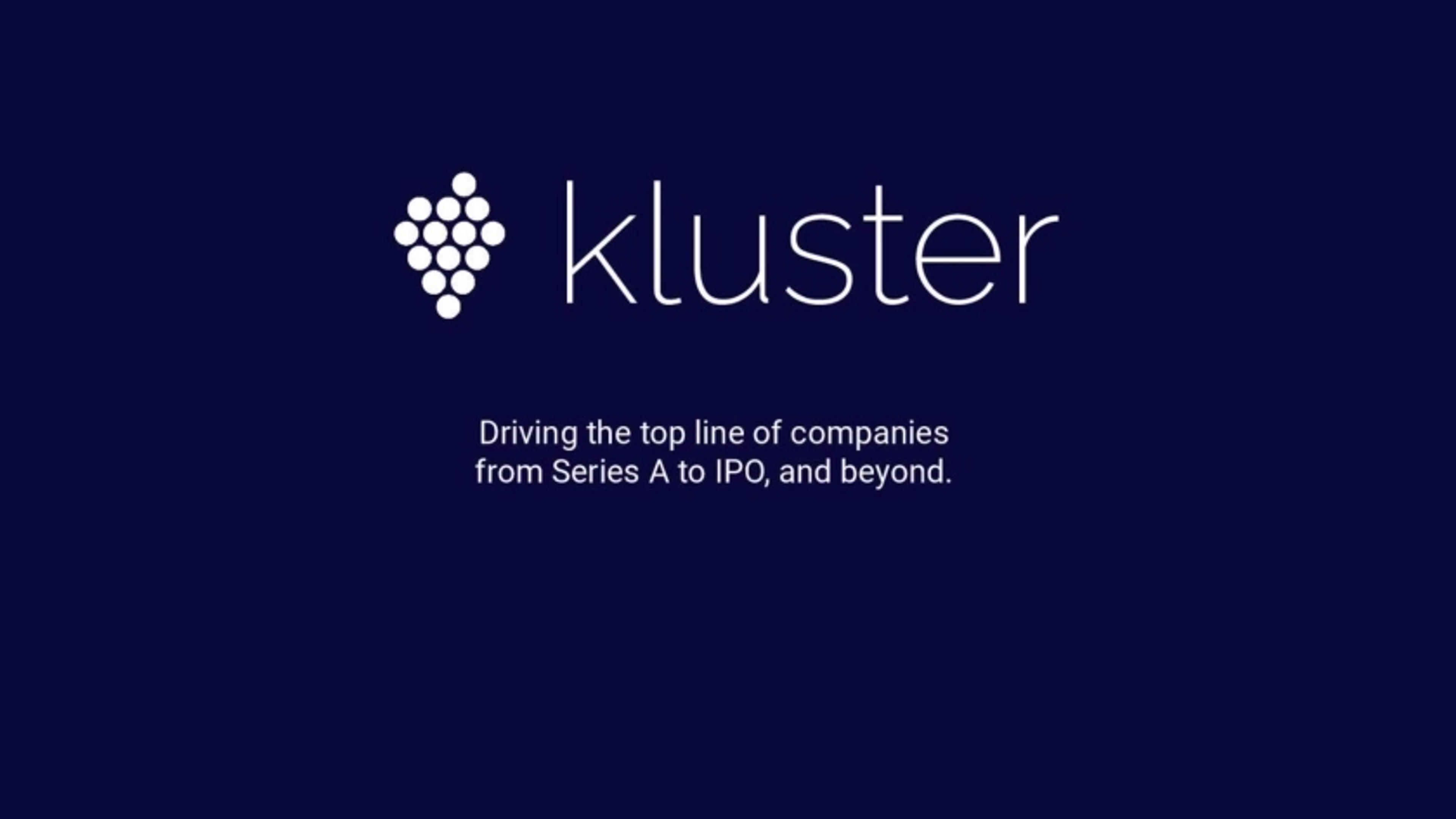 Kluster Deck - Page #1 - Title Slide
