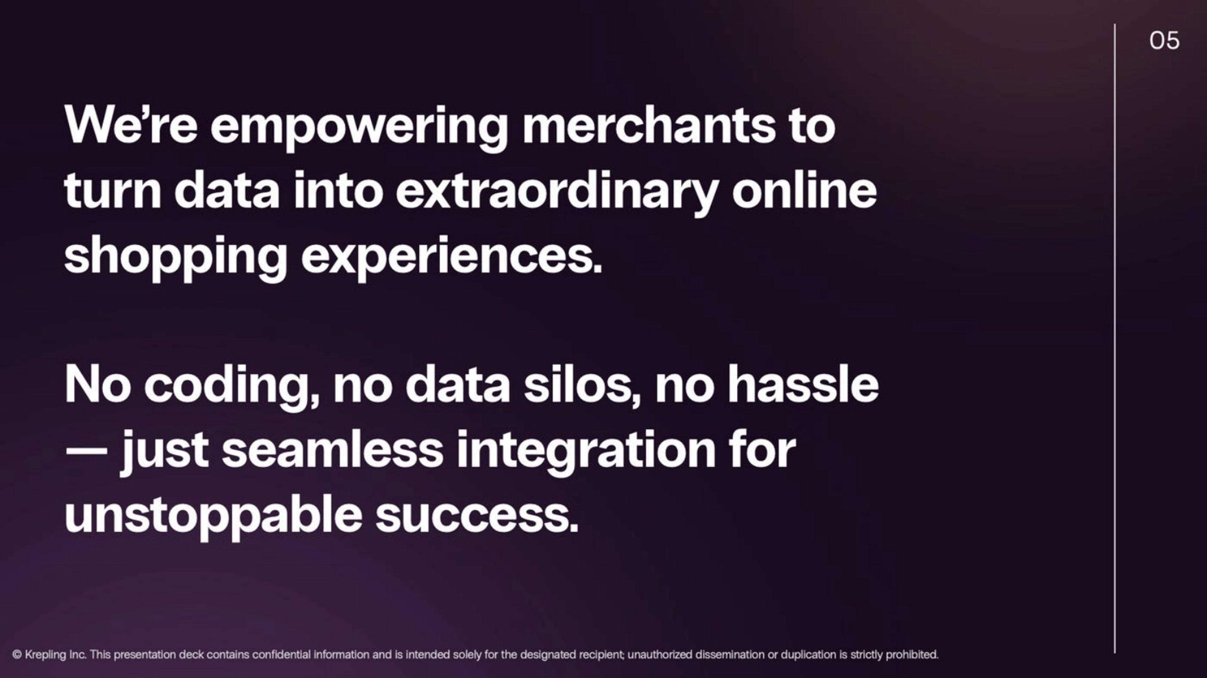 Krepling Deck - Page #5 - Solution Slide