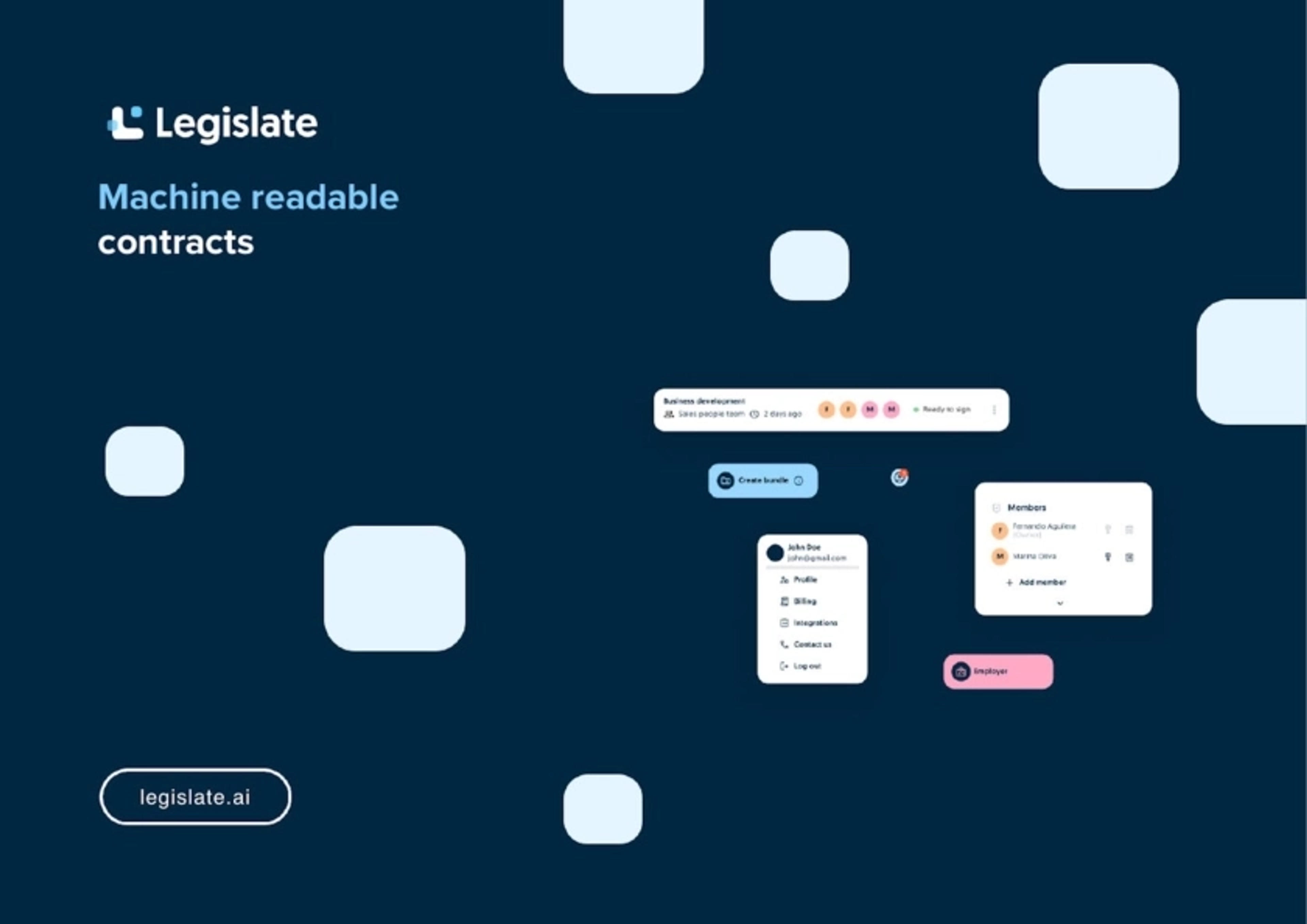 Legislate Deck - Page #1 - Title Slide