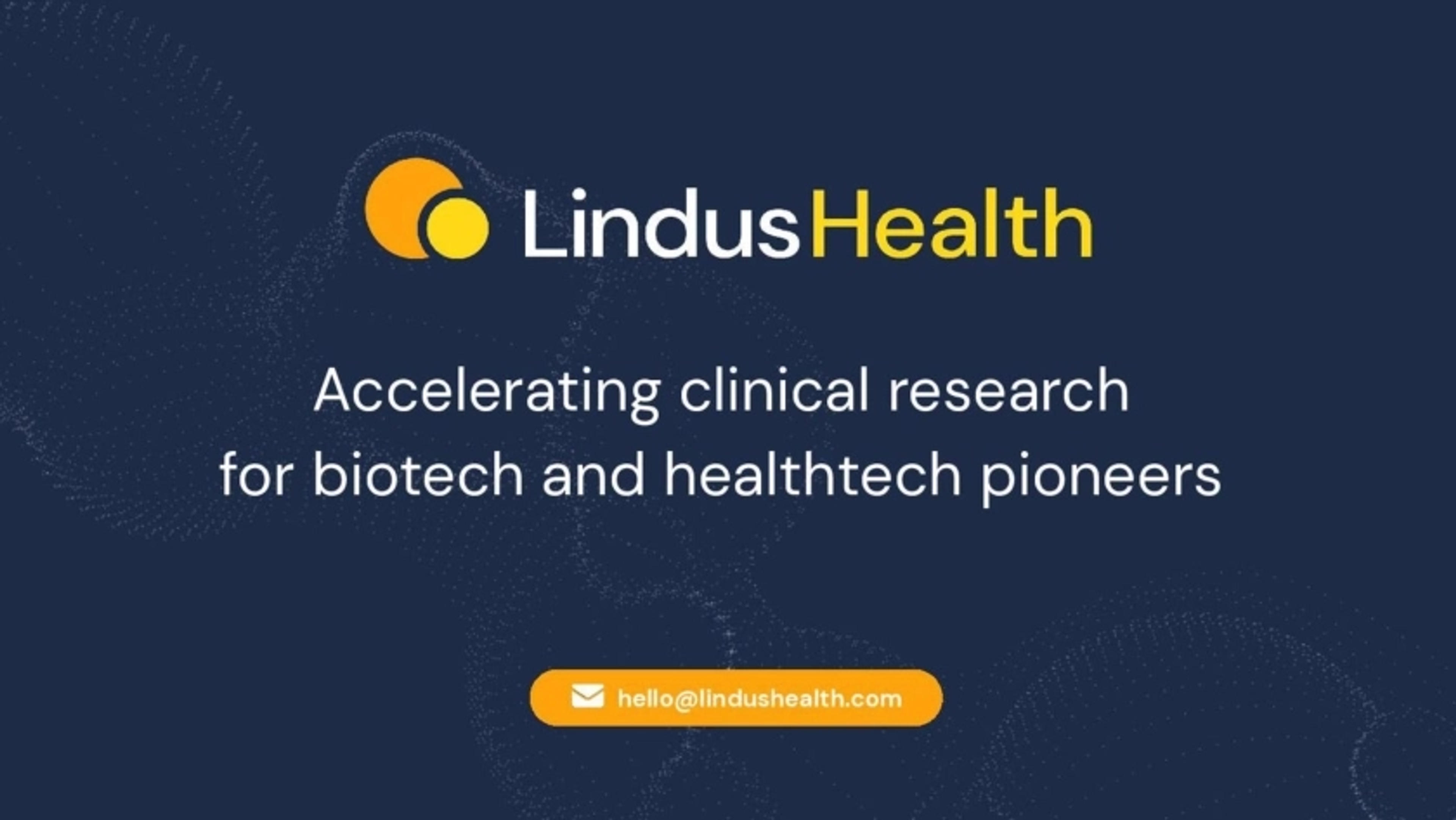 LindusHealth Deck - Page #1 - Title Slide