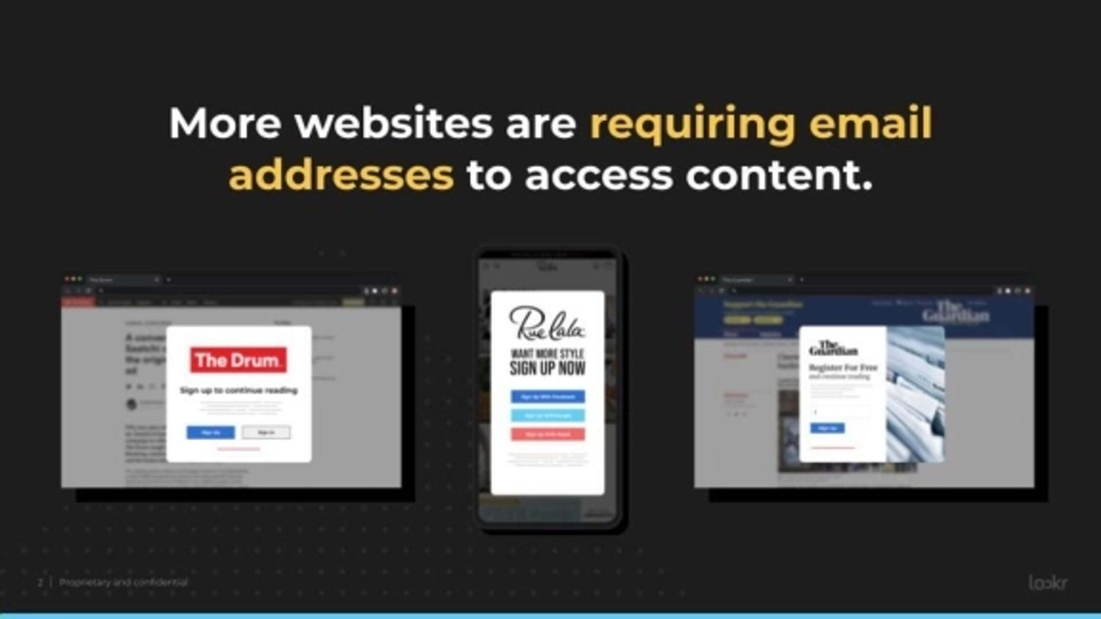 Lockr Deck - Page #2 - Problem Slide