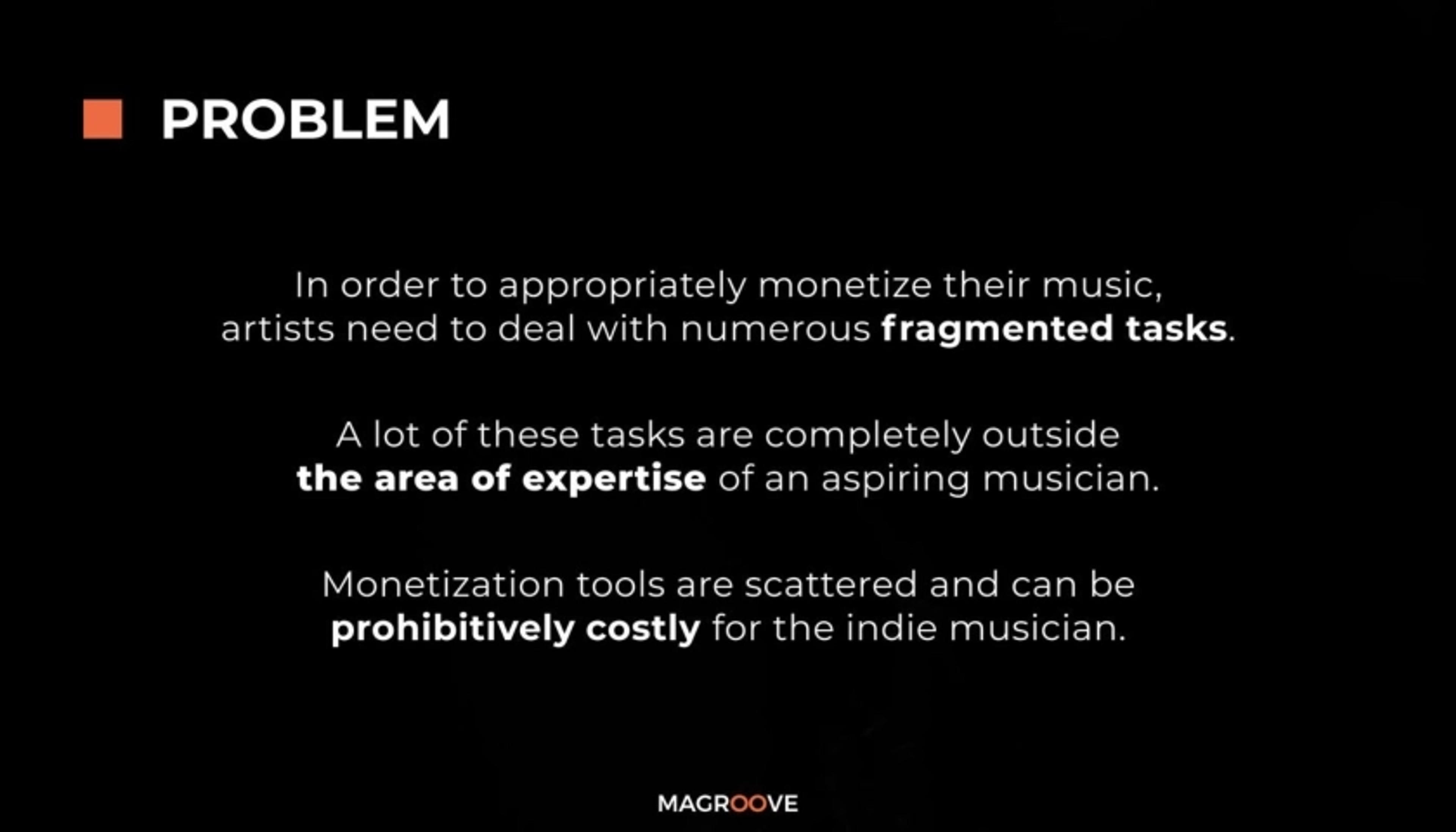 Magroove Deck - Page #5 - Problem Slide