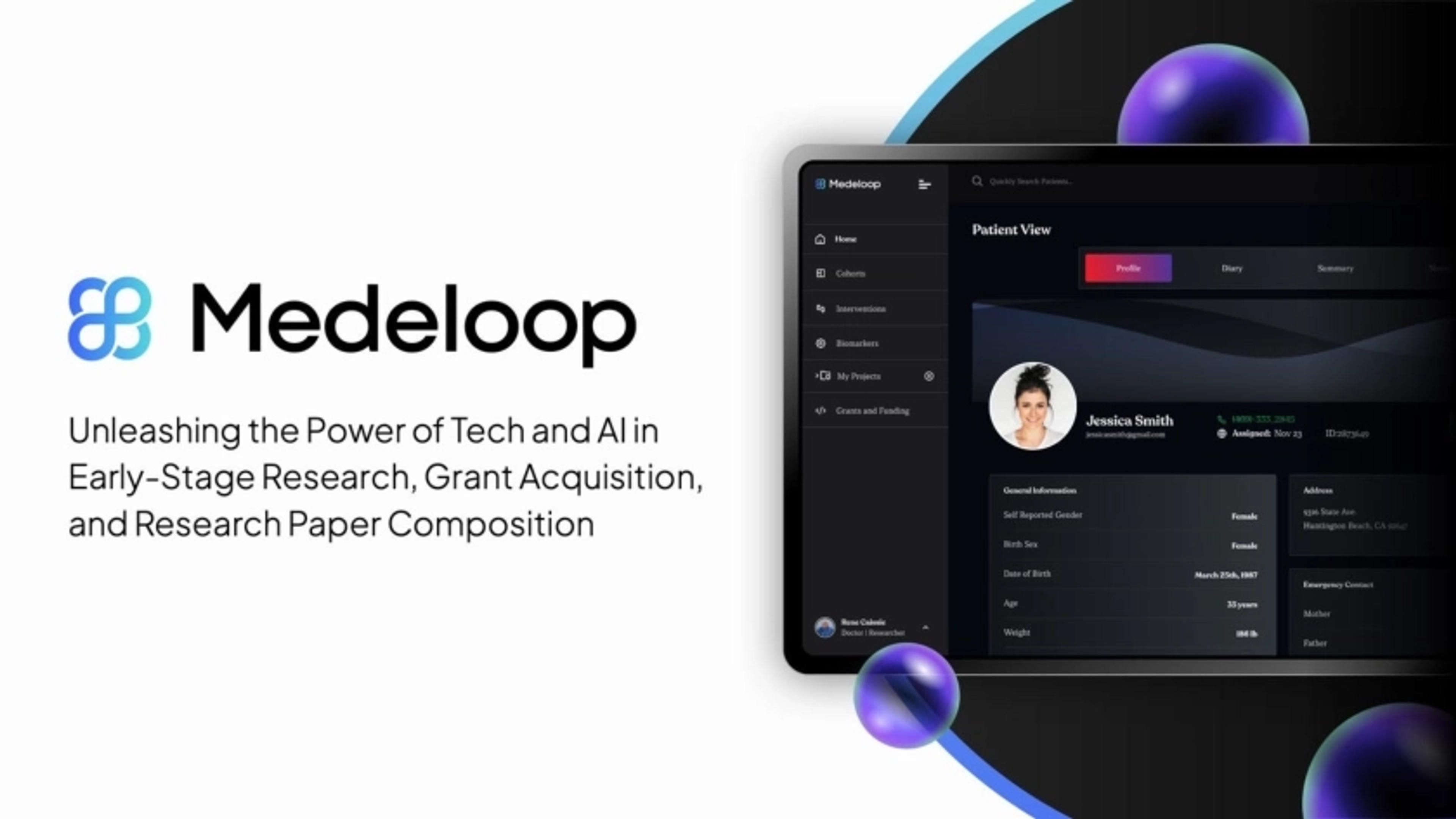 Medeloop Deck - Page #1 - Title Slide