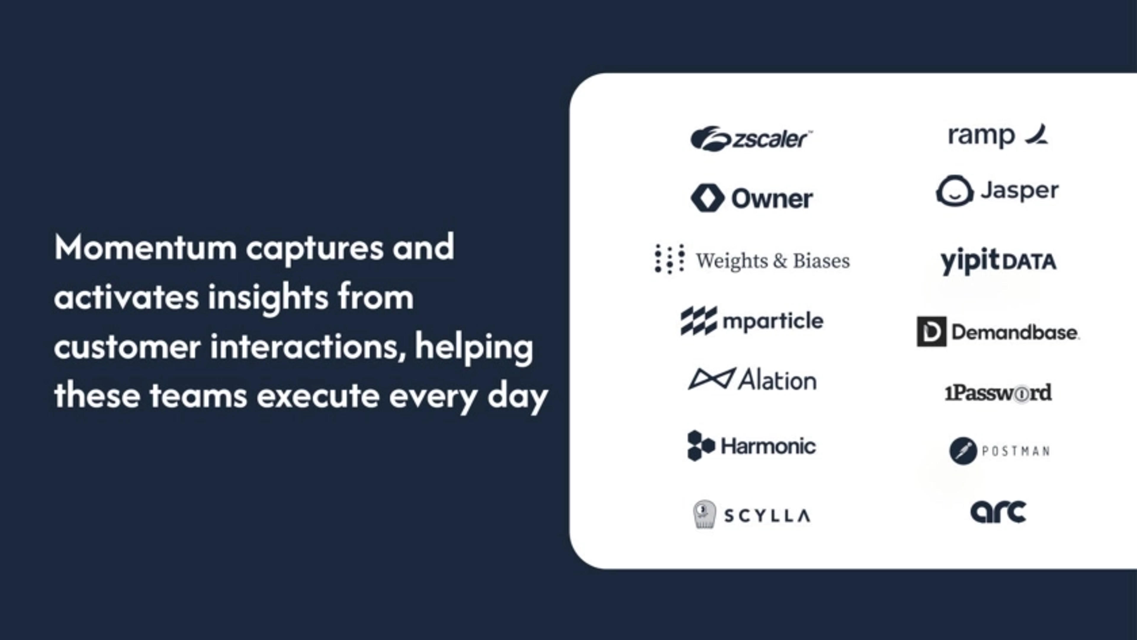 Momentum Deck - Page #6 - Solution Slide