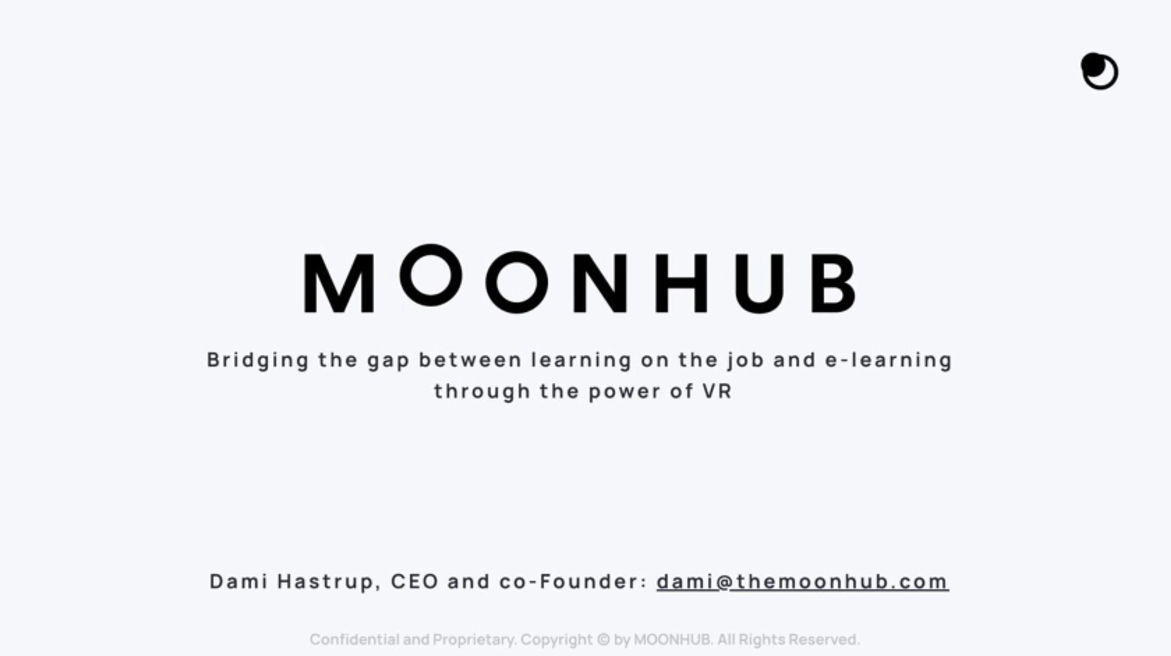 Moonhub Deck - Page #1 - Title Slide