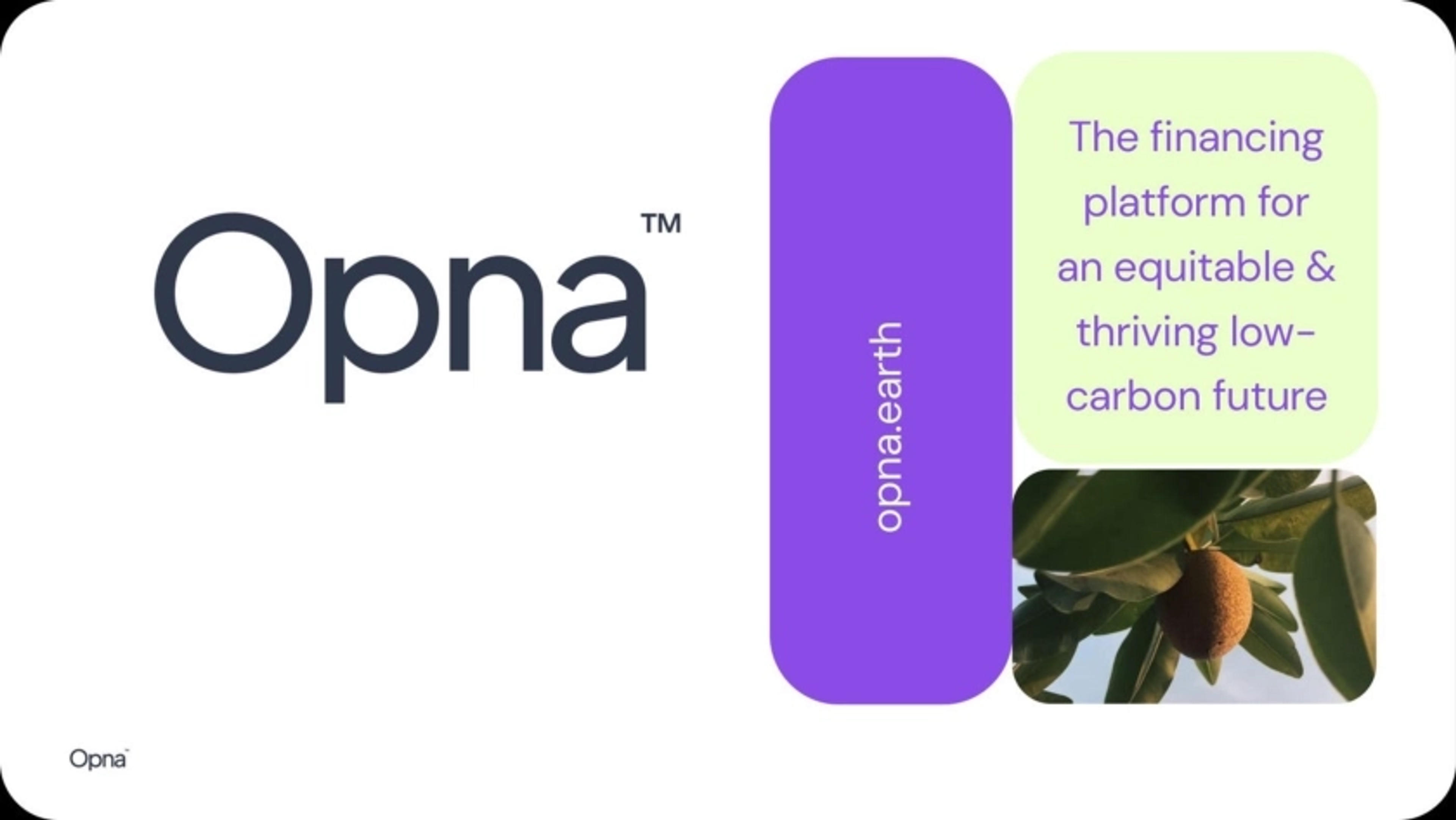 Opna Deck - Page #1 - Title Slide