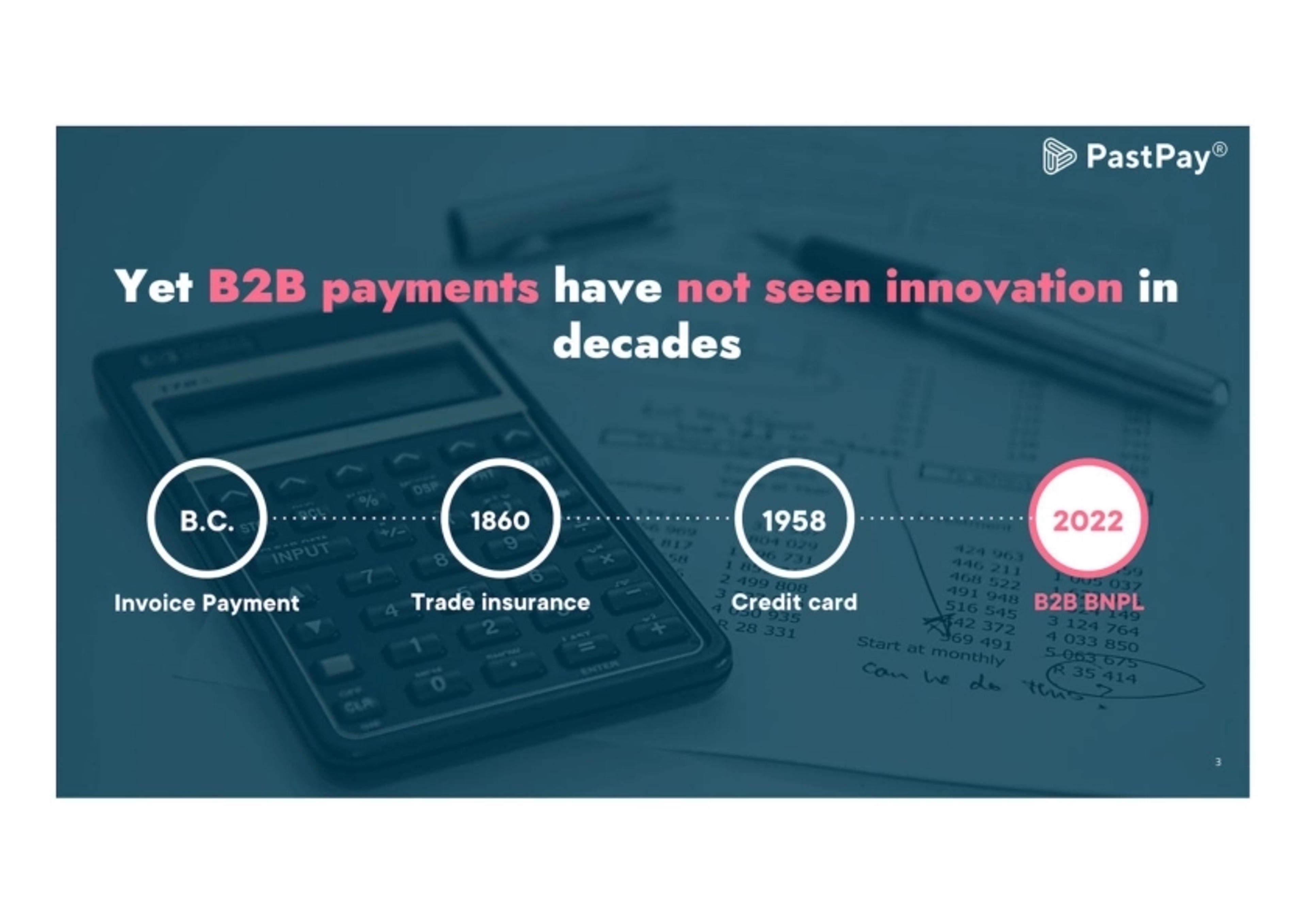 PastPay Deck - Page #3 - Problem Slide
