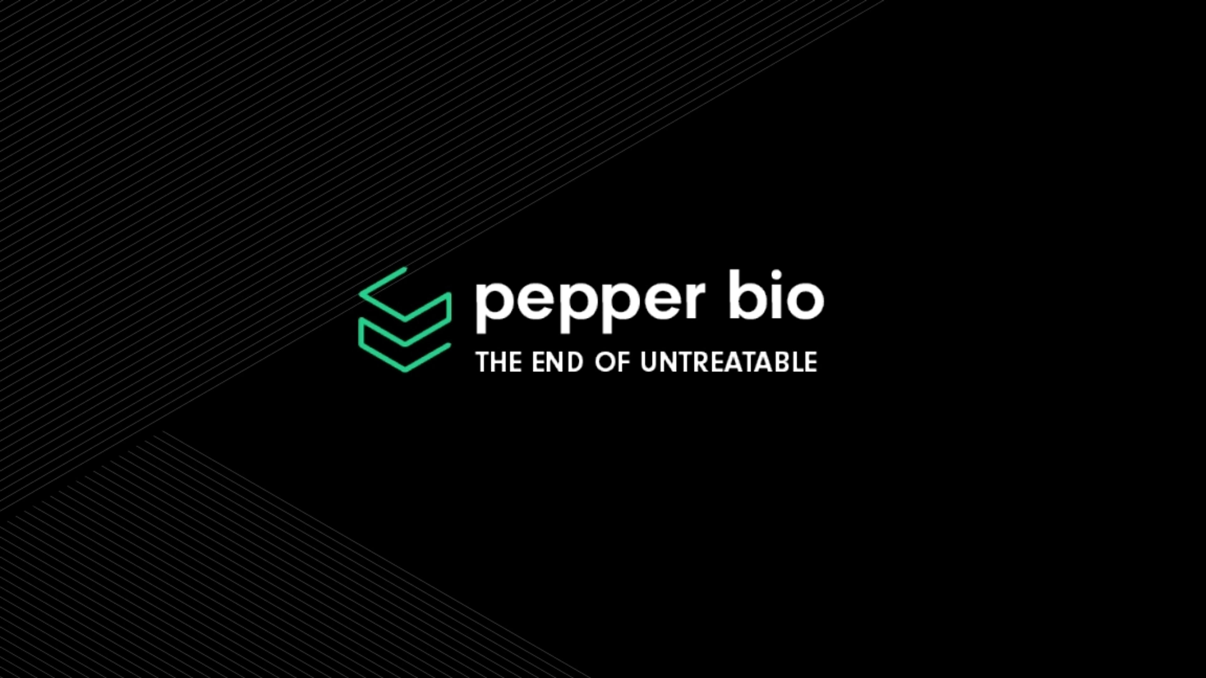 Pepper Bio Deck - Page #1 - Title Slide