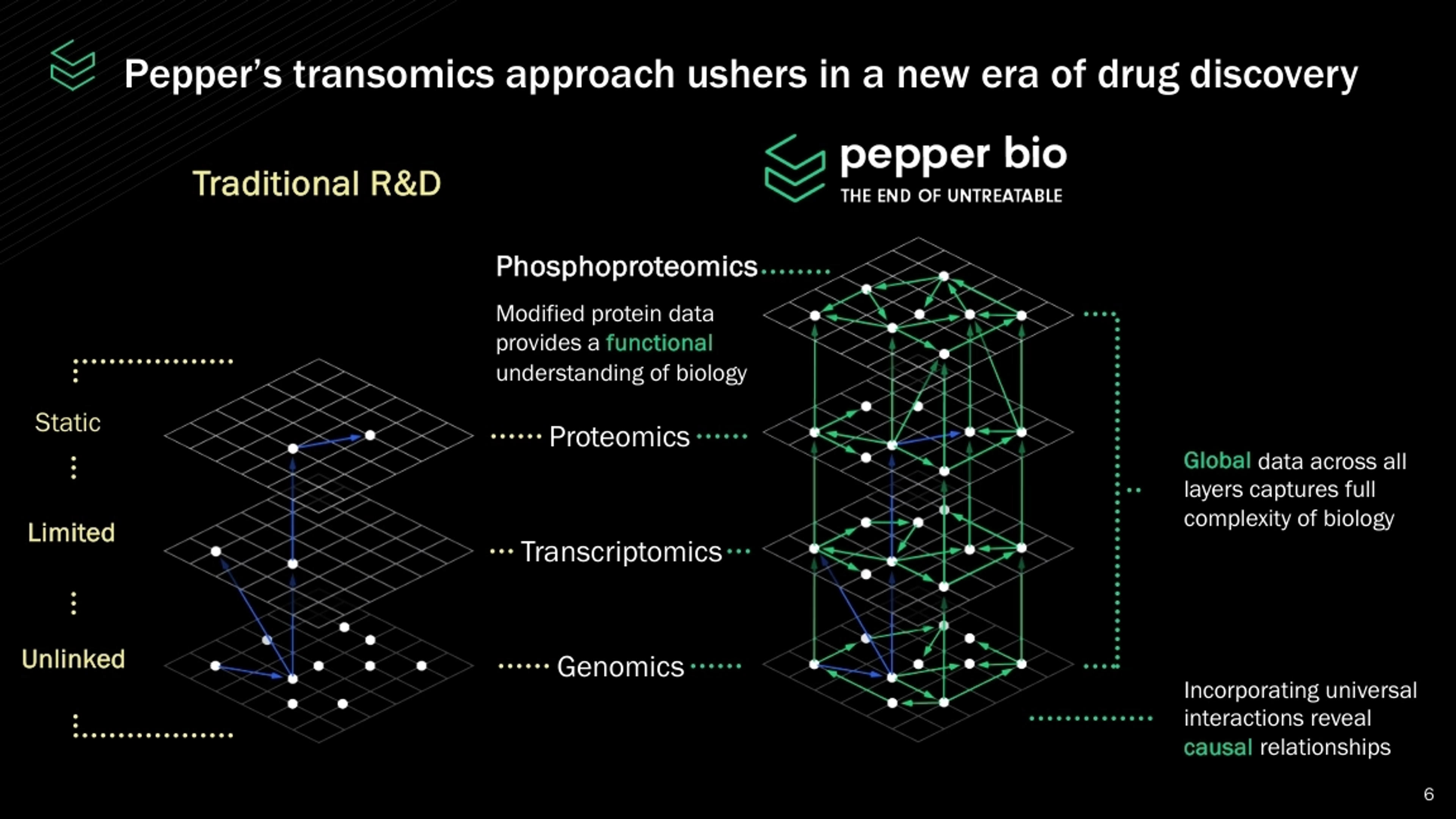 Pepper Bio Deck - Page #6 - Solution Slide