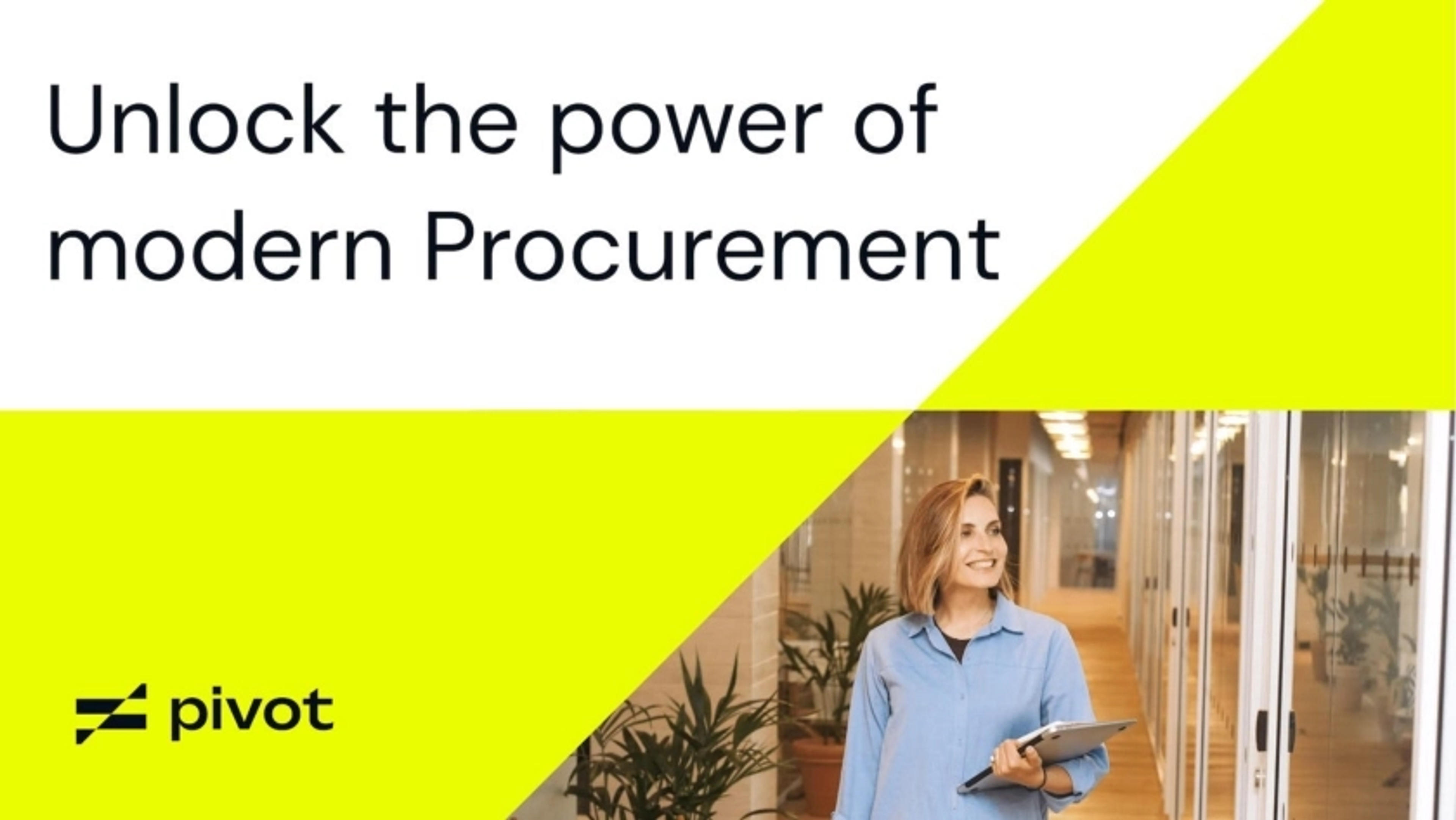 PivotProcurement Deck - Page #1 - Title Slide