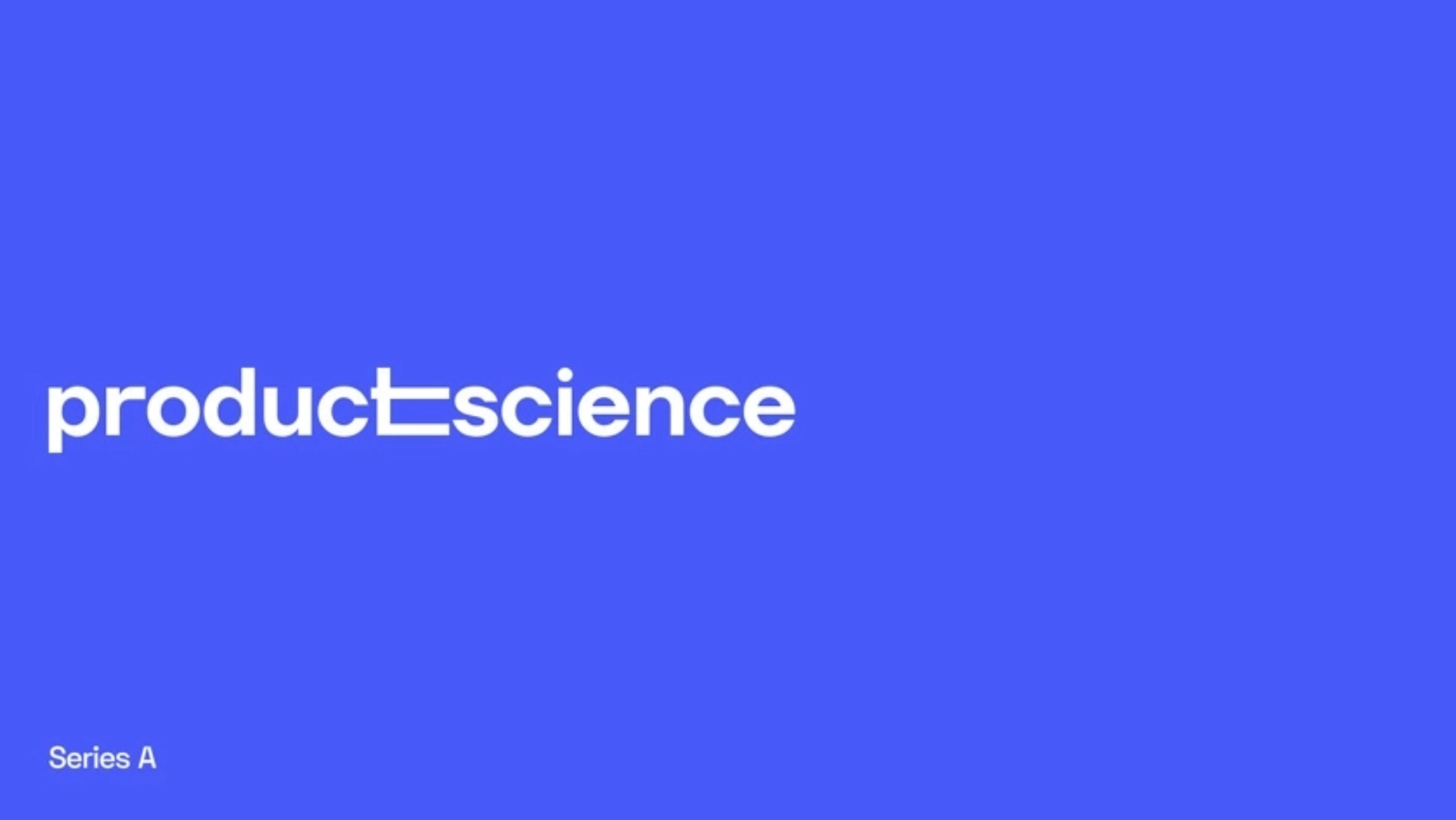 Productscience Deck - Page #1 - Title Slide