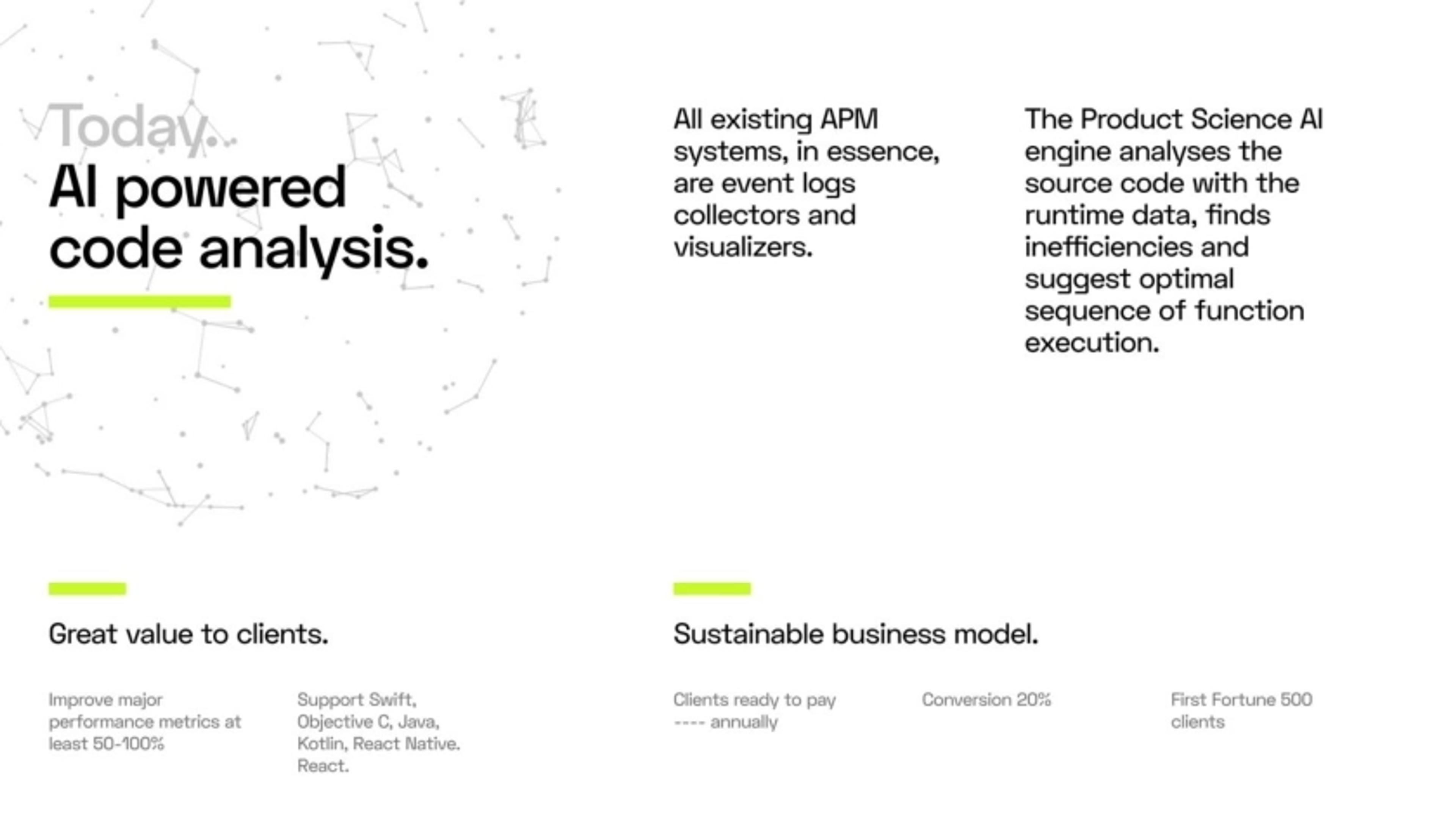 Productscience Deck - Page #4 - Solution Slide