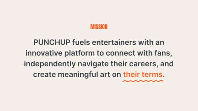 Punchup Deck - Page #3 - Mission-Vision Slide