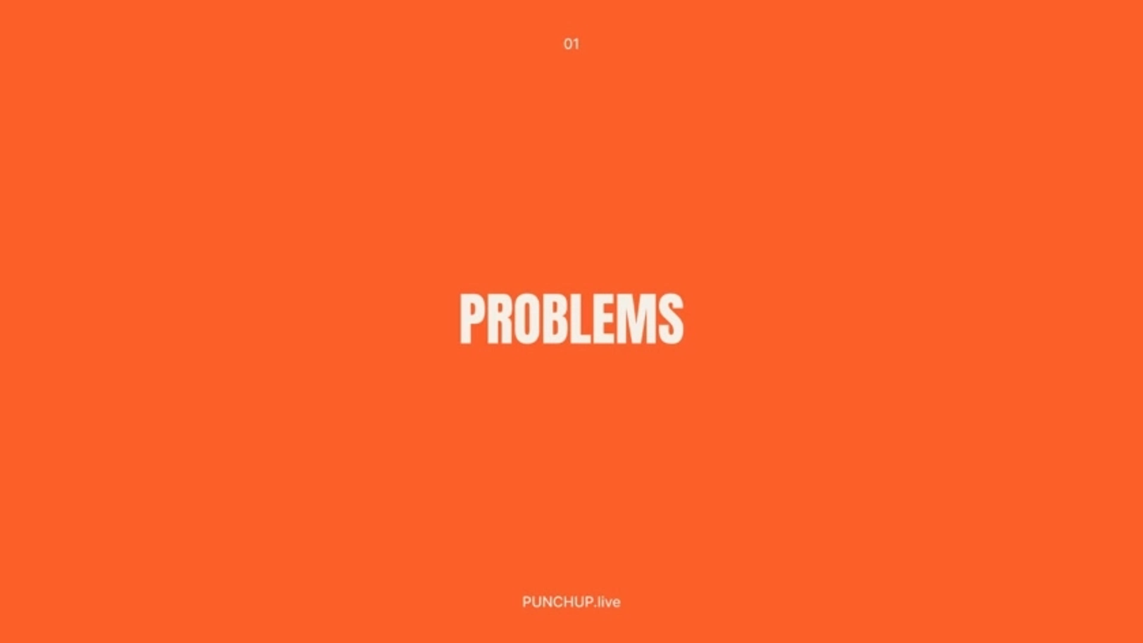 Punchup Deck - Page #4 - Problem Slide