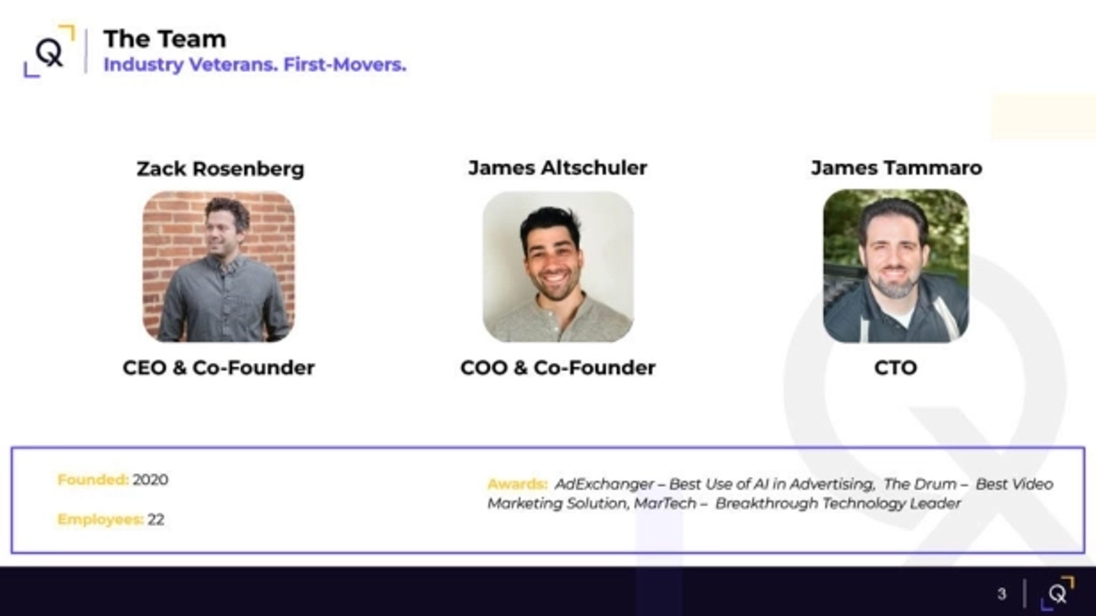 Qortex Deck - Page #3 - Team Slide