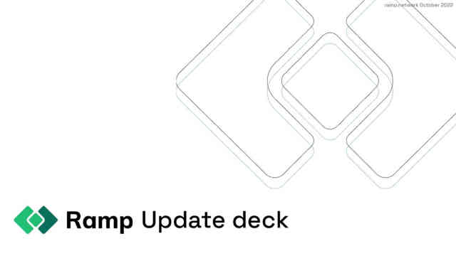 Ramp Network Deck - Page #1 - Title Slide