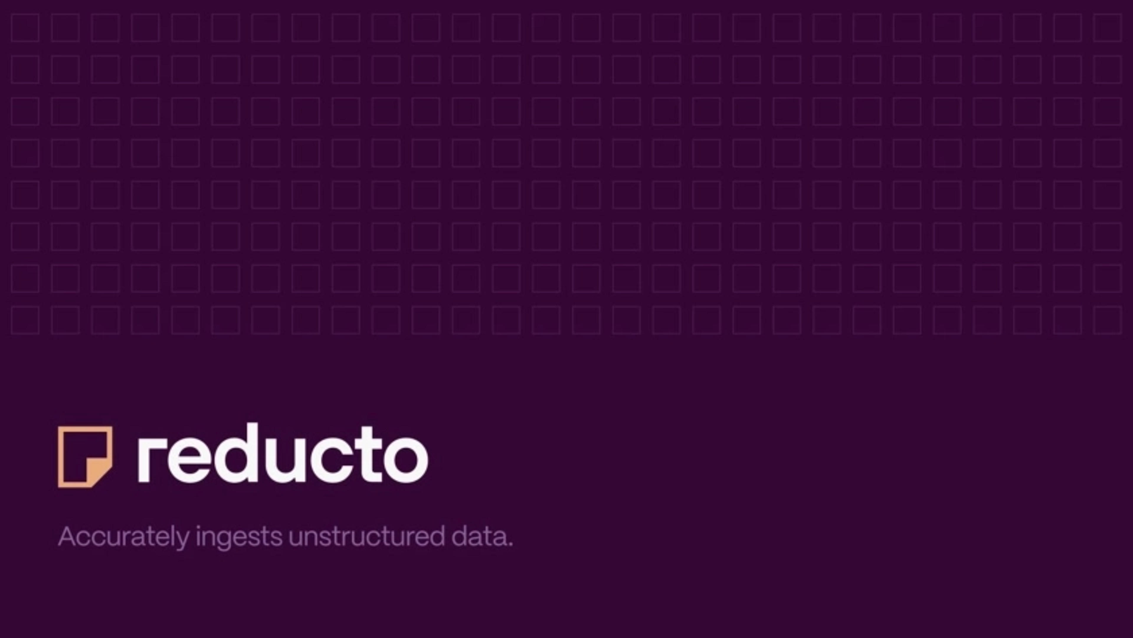 Reducto Deck - Page #1 - Title Slide