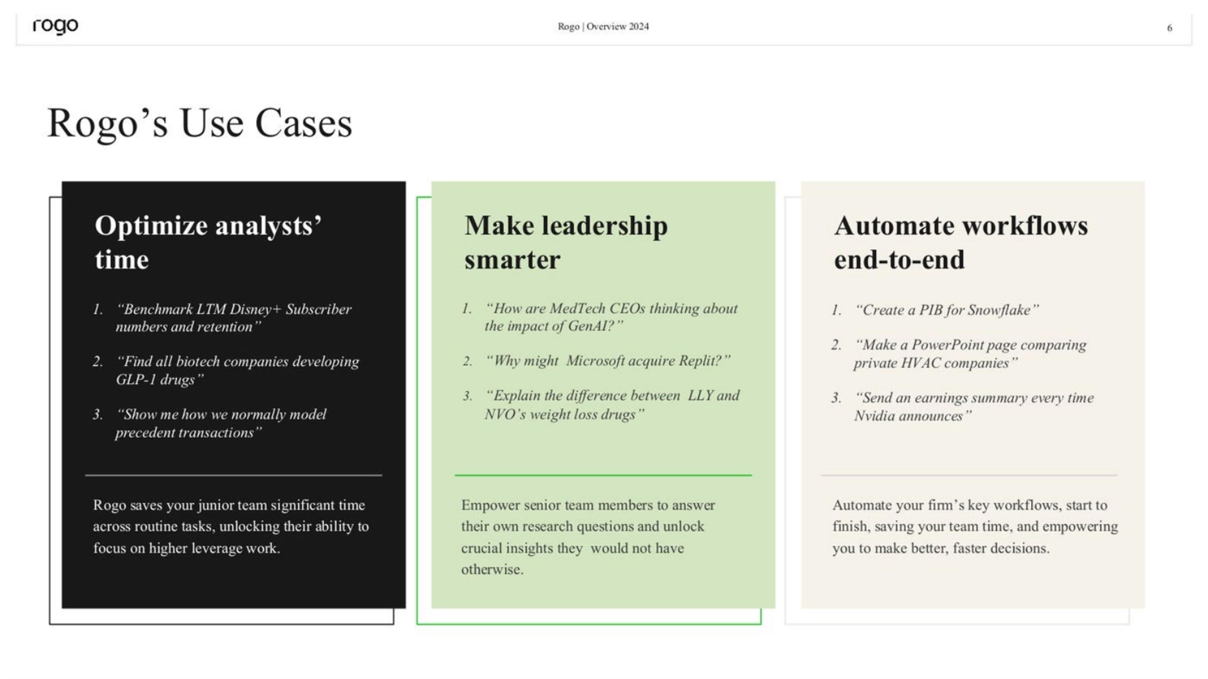 Rogo Deck - Page #6 - Product Slide