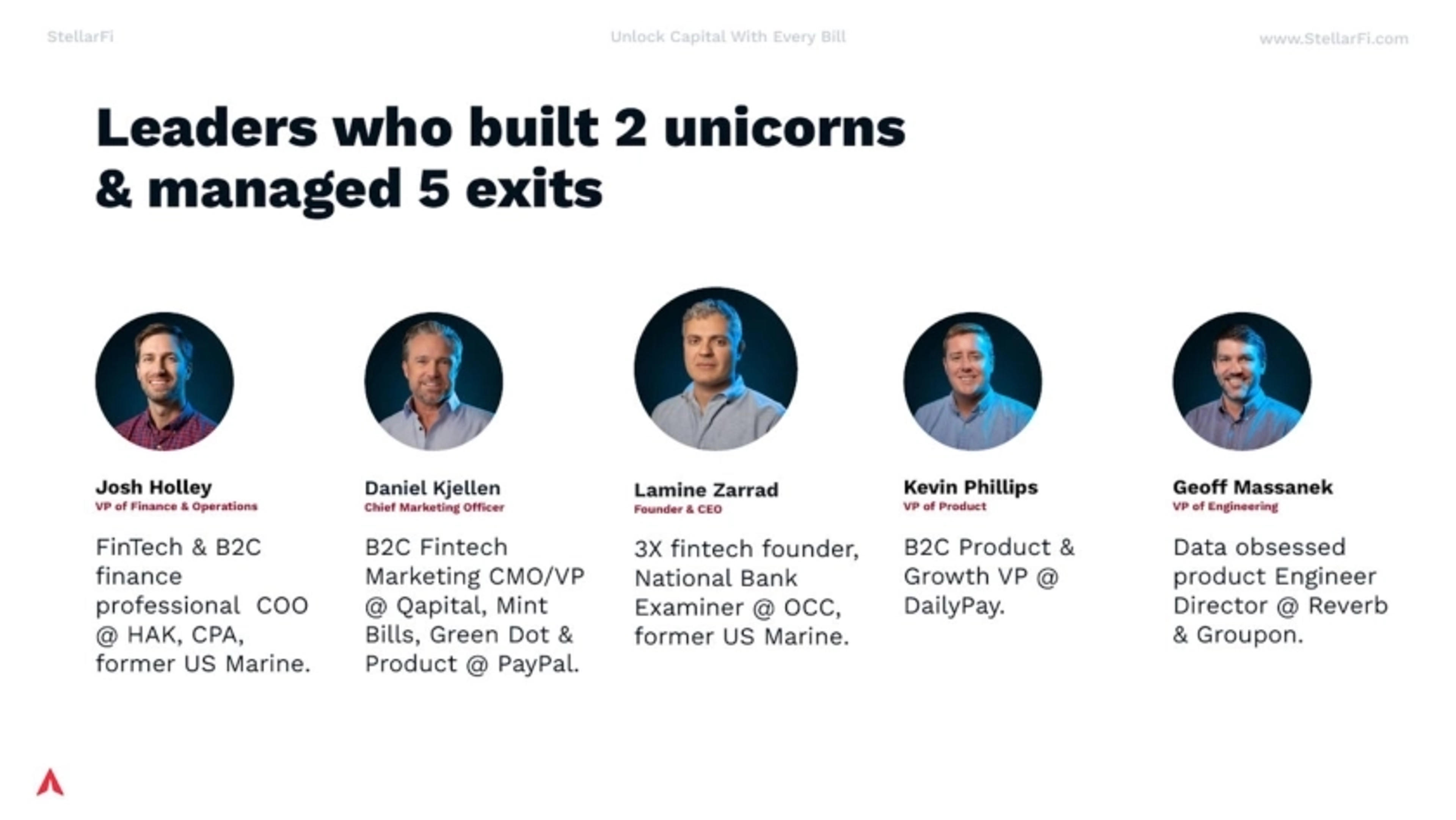Stellarfi Deck - Page #4 - Team Slide
