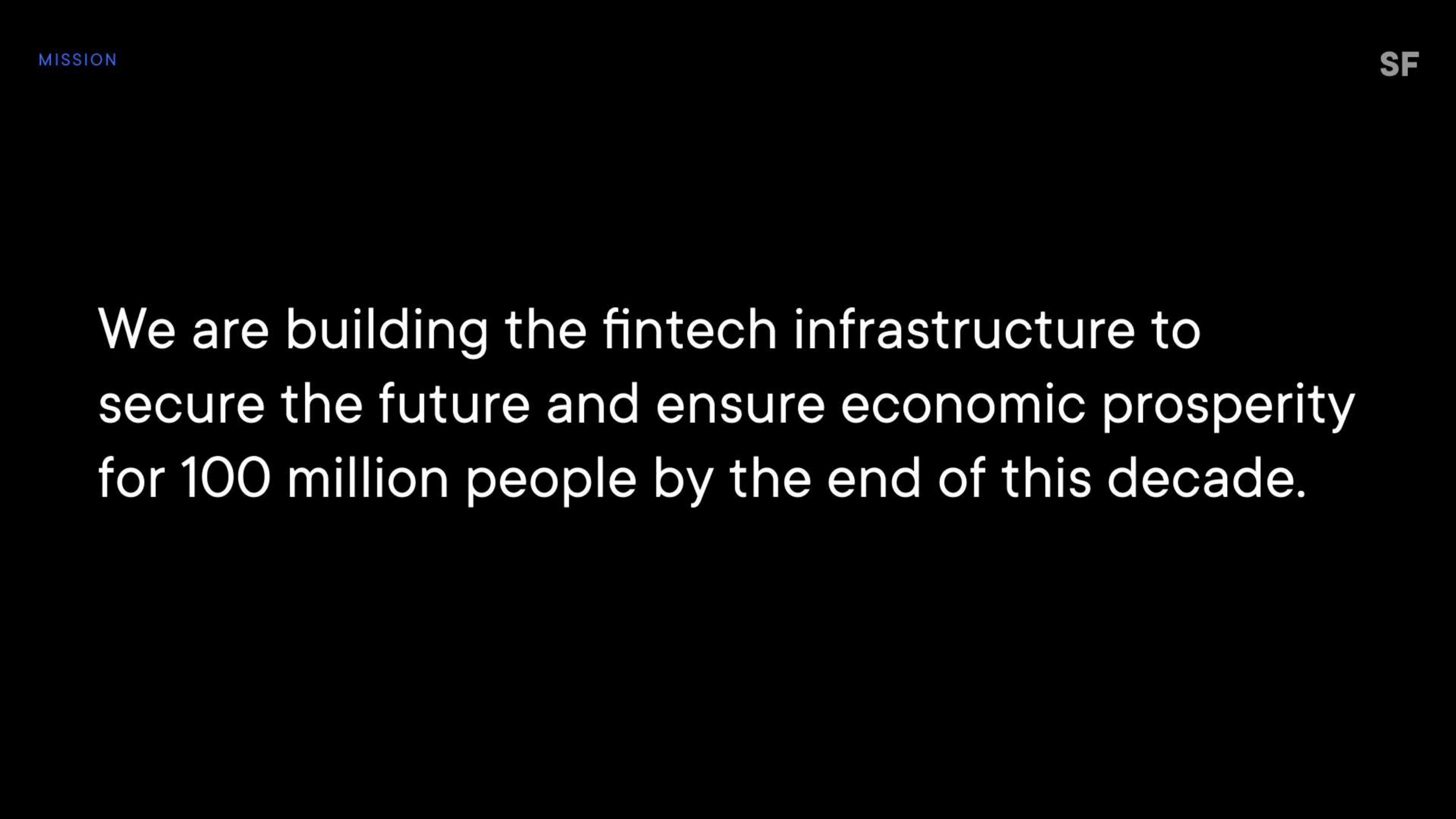 Student Finance Deck - Page #2 - Mission-Vision Slide