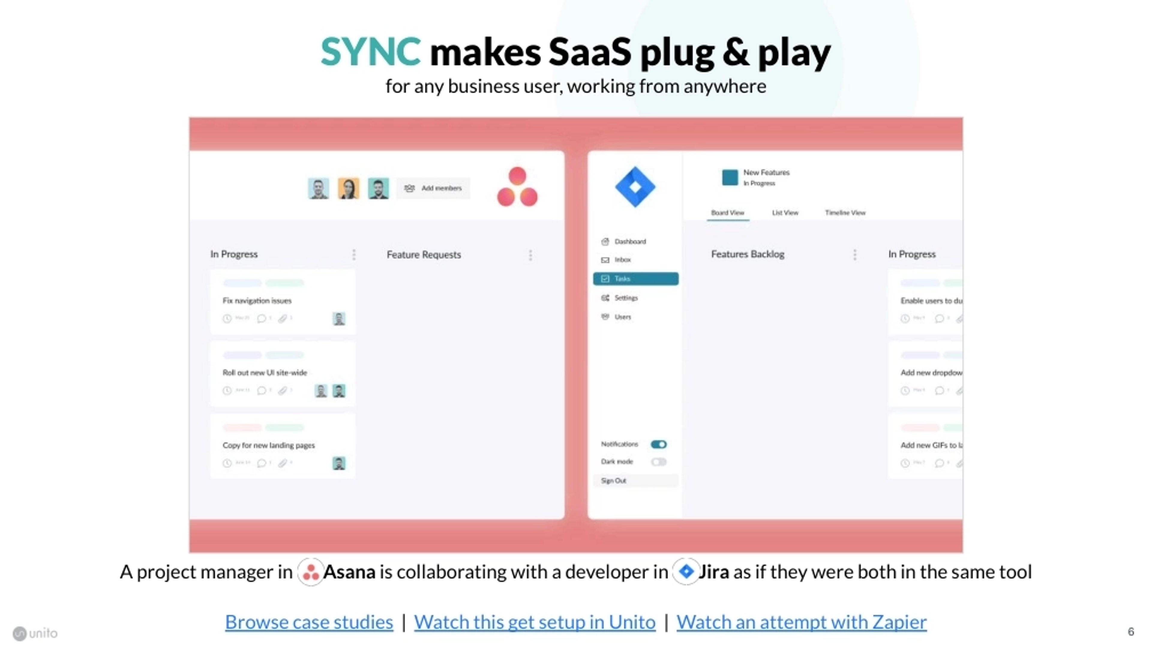 Unito Deck - Page #6 - Solution Slide