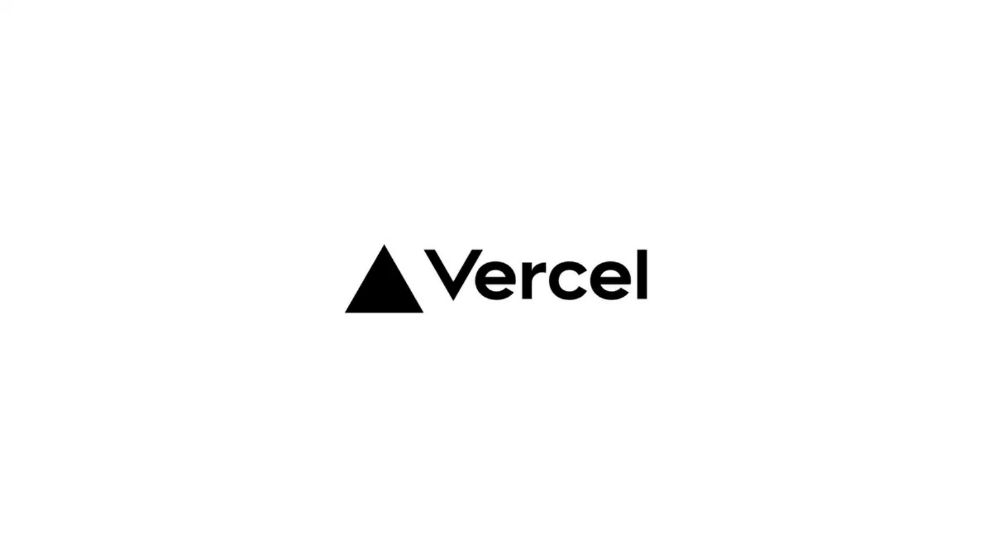 Vercel Deck - Page #1 - Title Slide