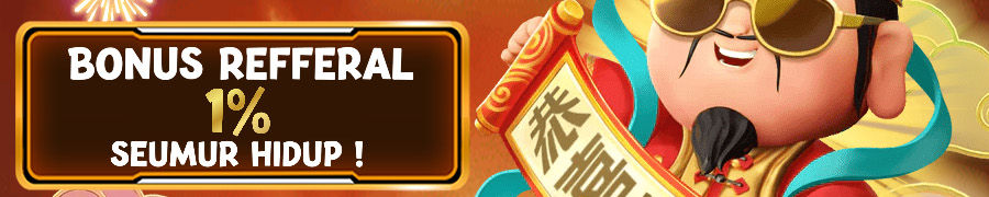 BONUS REFERRAL 1% SEUMUR HIDUP